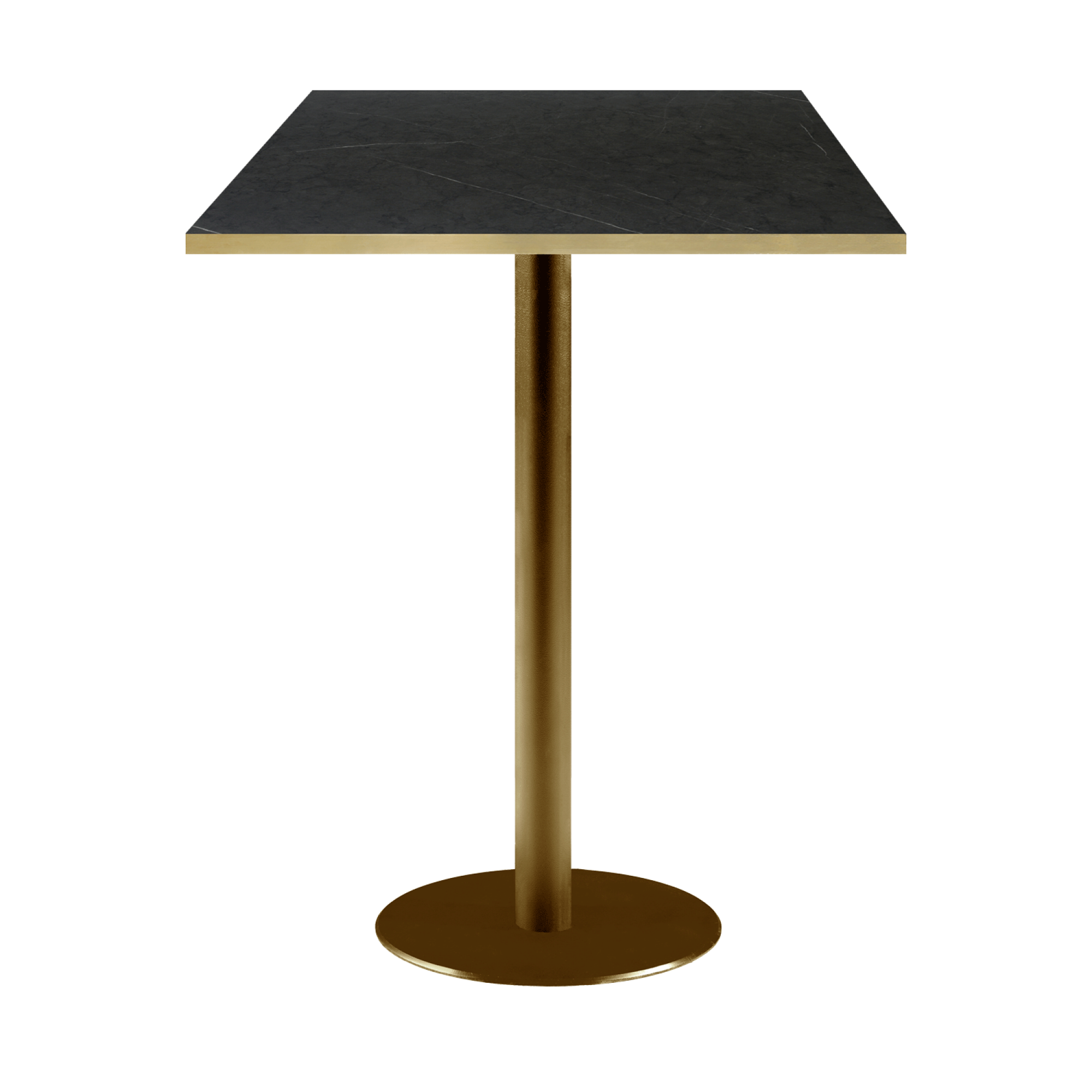 Mange-debout 60x60cm Rome bistrot pierre noire