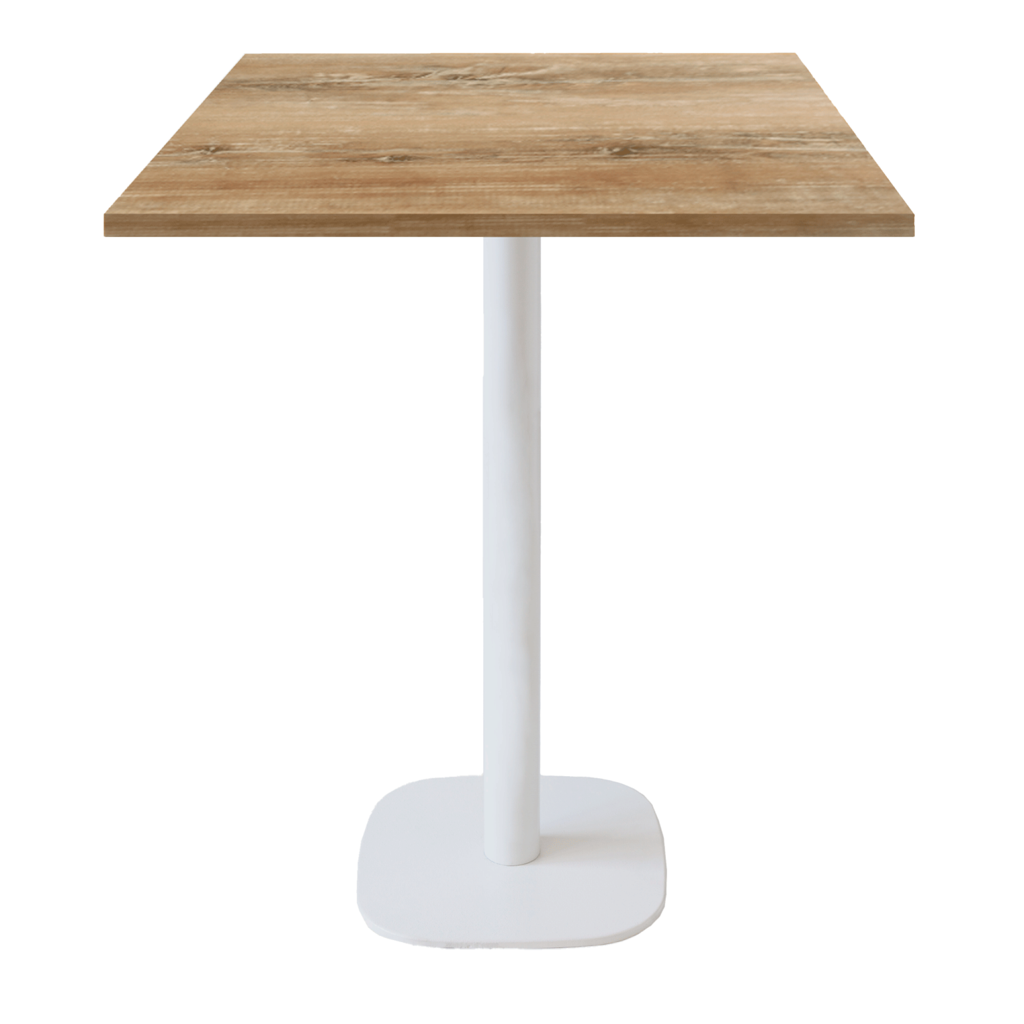 Mange-debout 70x70cm - modèle Round banc chene slovene