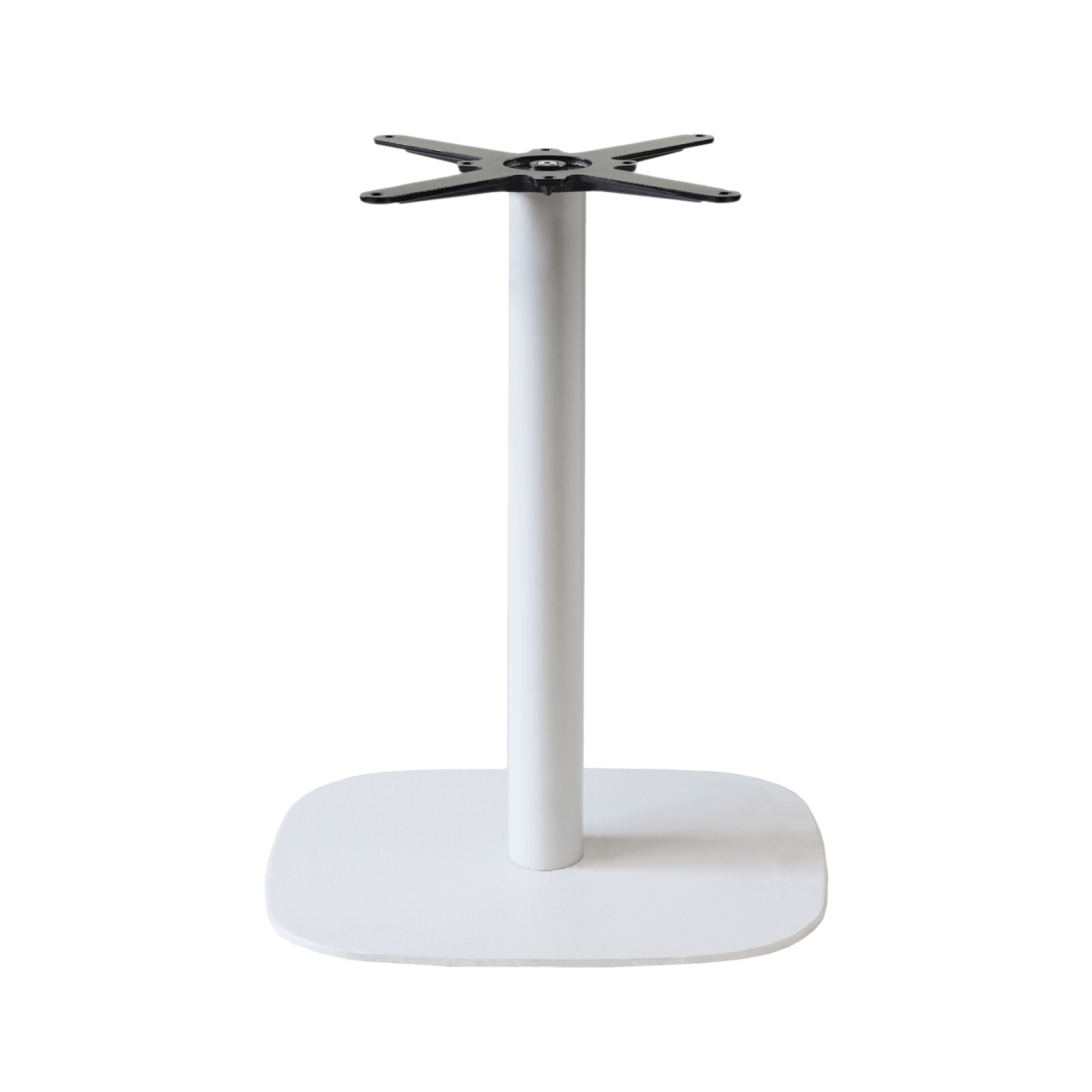 Piétement pour table rectangulaire, modèle Round blanc