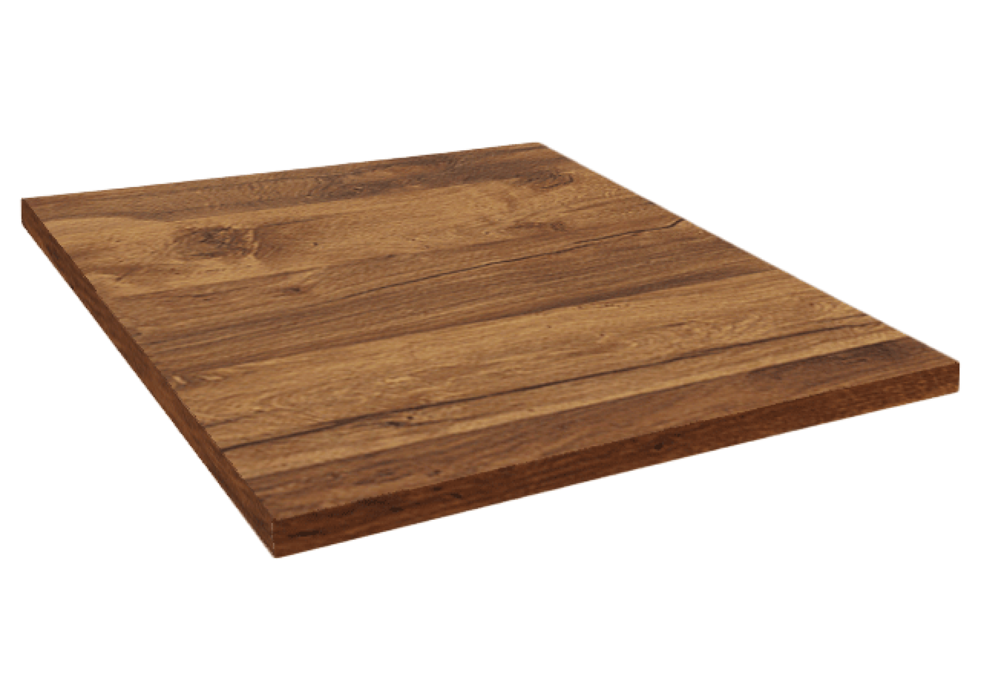 Plateau 70x70 decor chene hunton