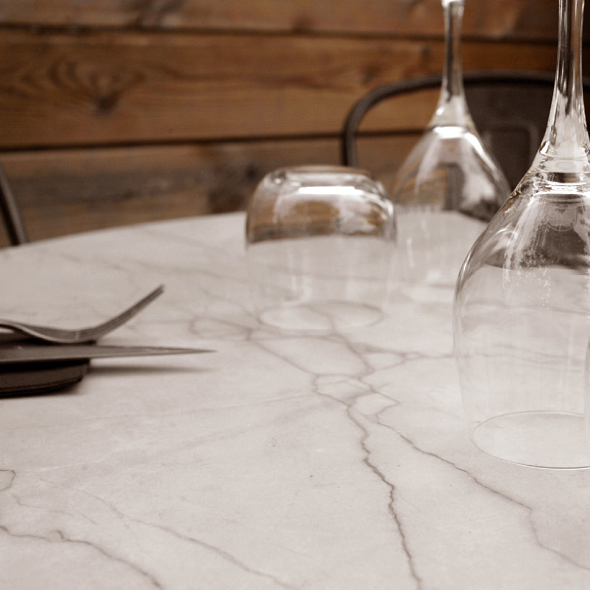 Plateau Ø80 decor marbre yule