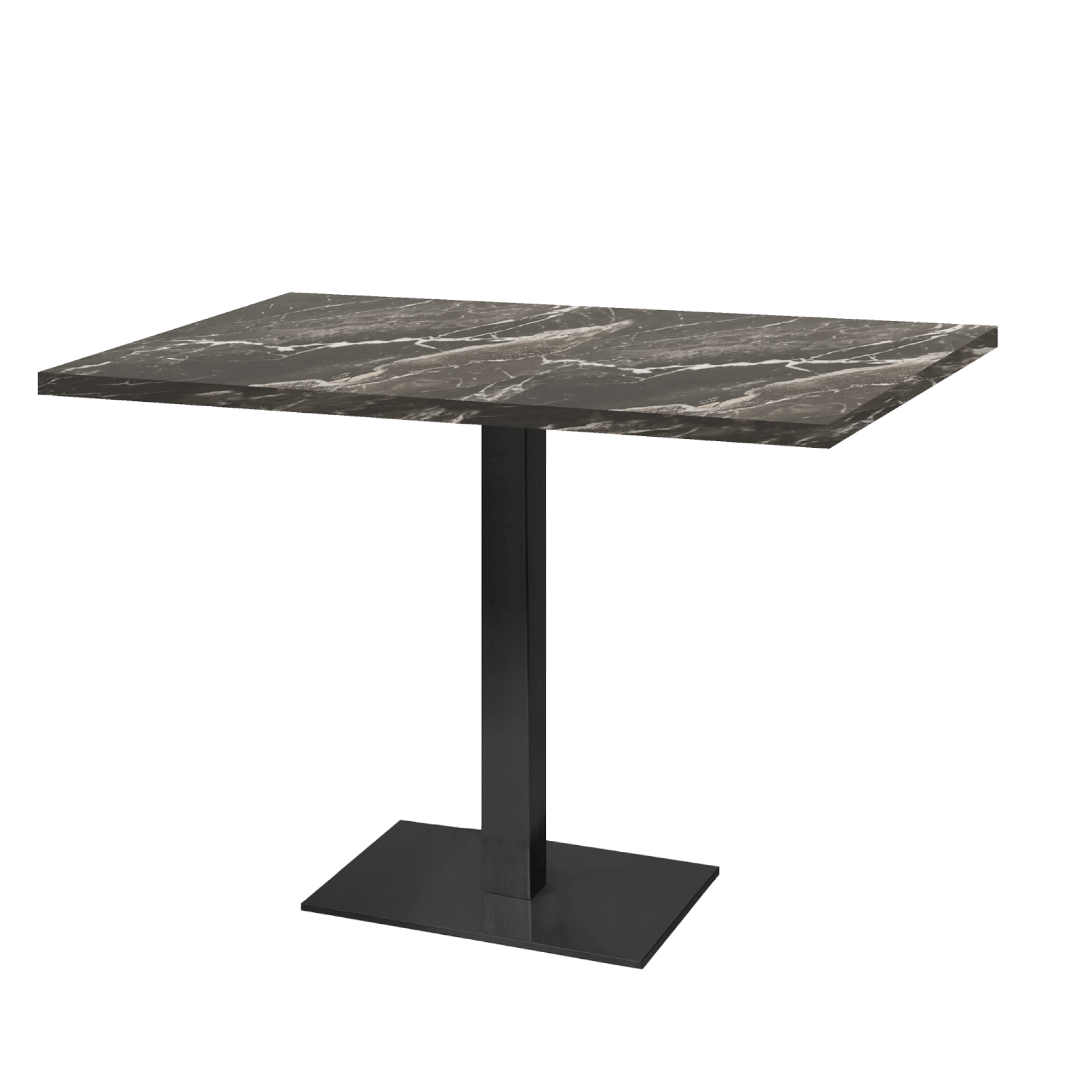 Table 120x70cm - modèle Milan marbre royal
