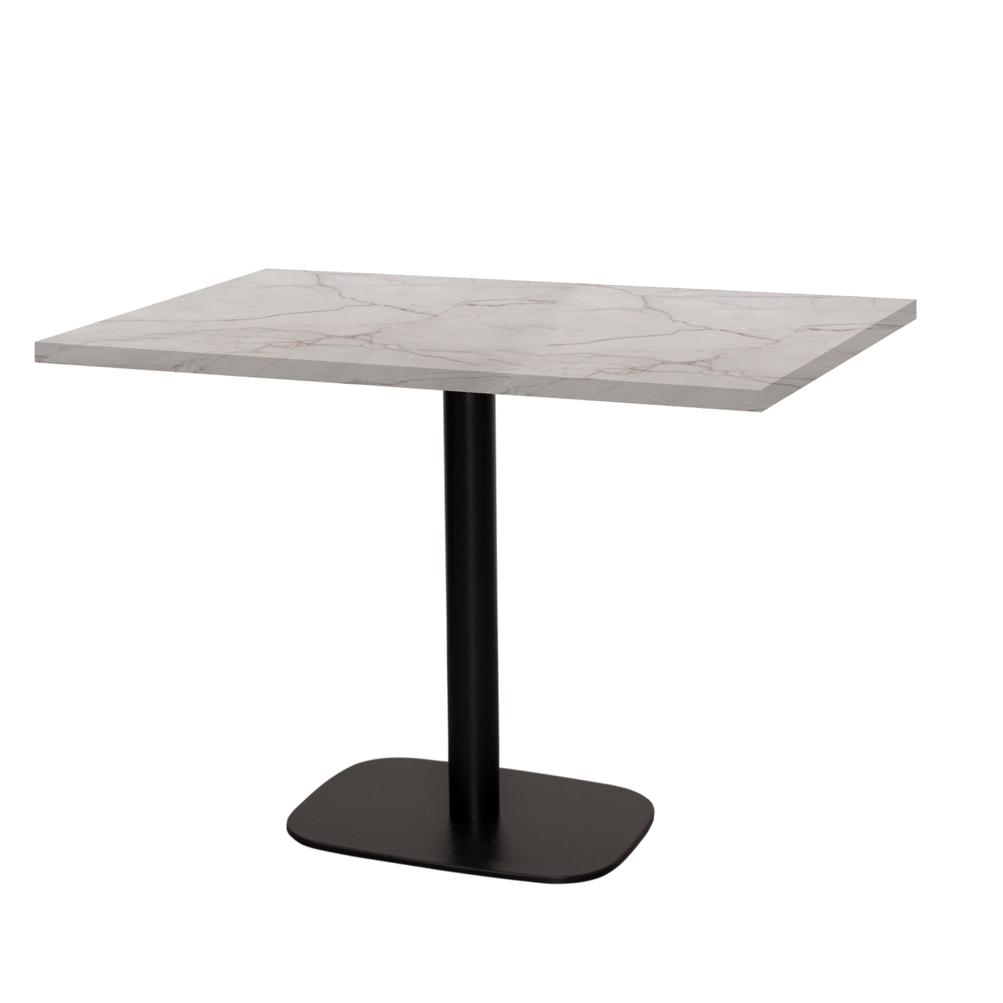 Table 120x70cm - modèle Round marbre yule