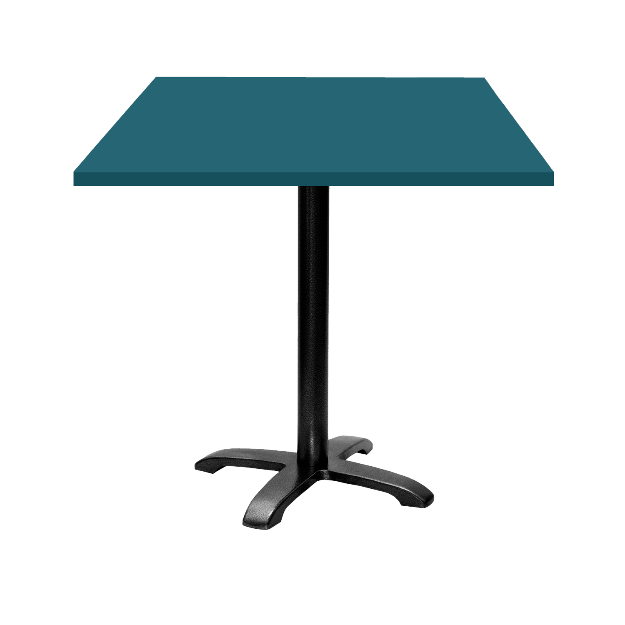 Table 70x70cm - modèle Bazila bleu prusse