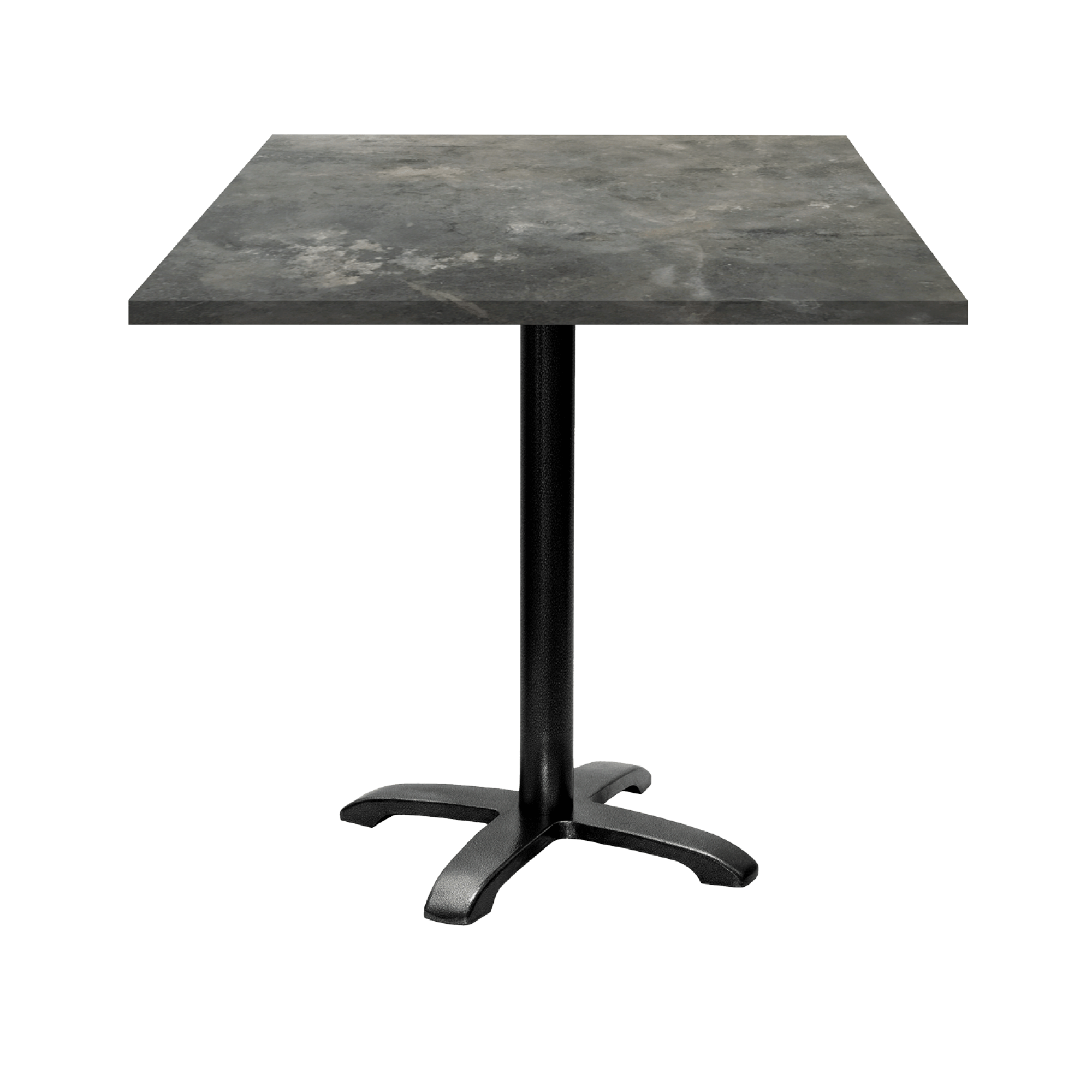 Table 70x70cm - modèle Bazila pierre métallisée