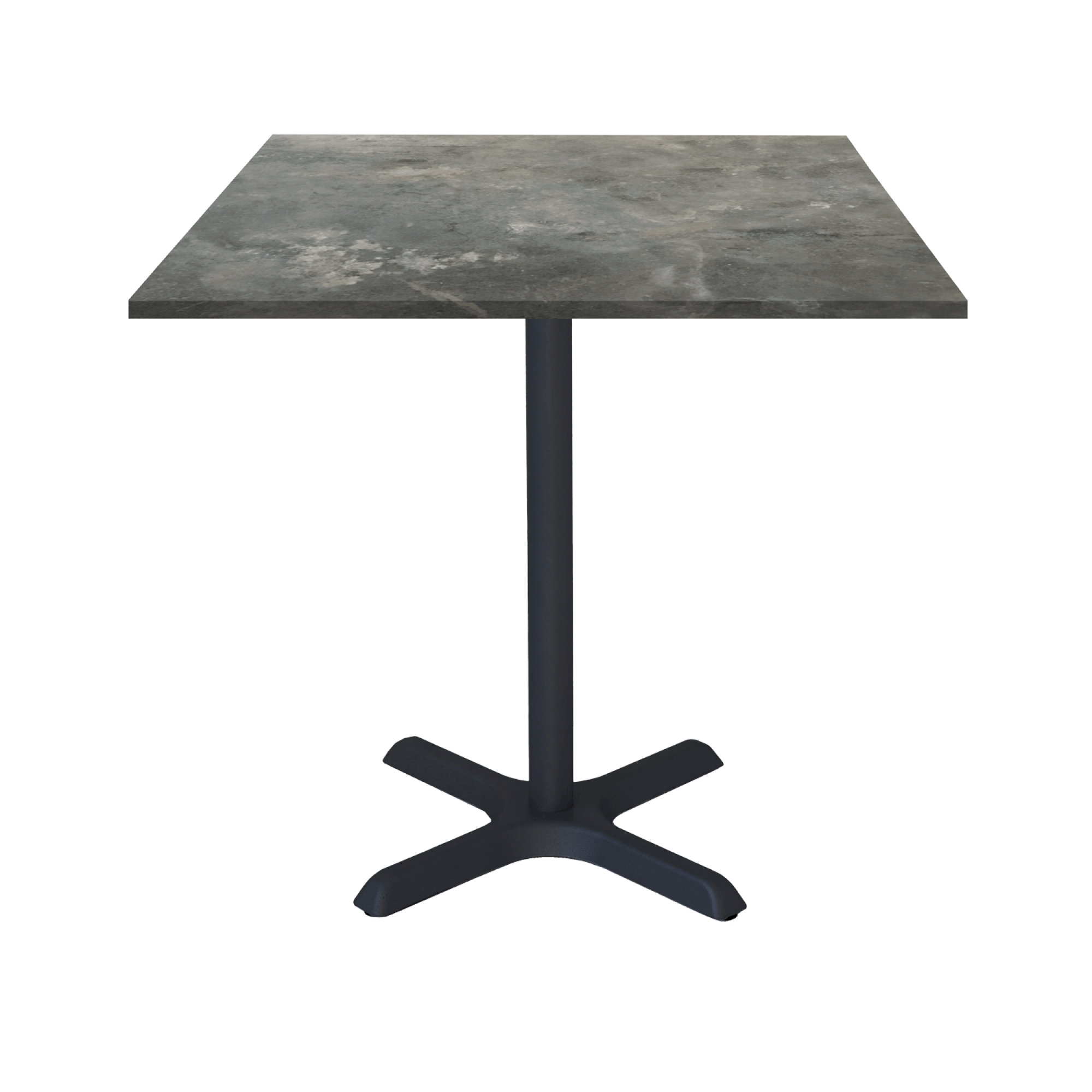 Table 70x70cm - modèle Dina pierre métallisée