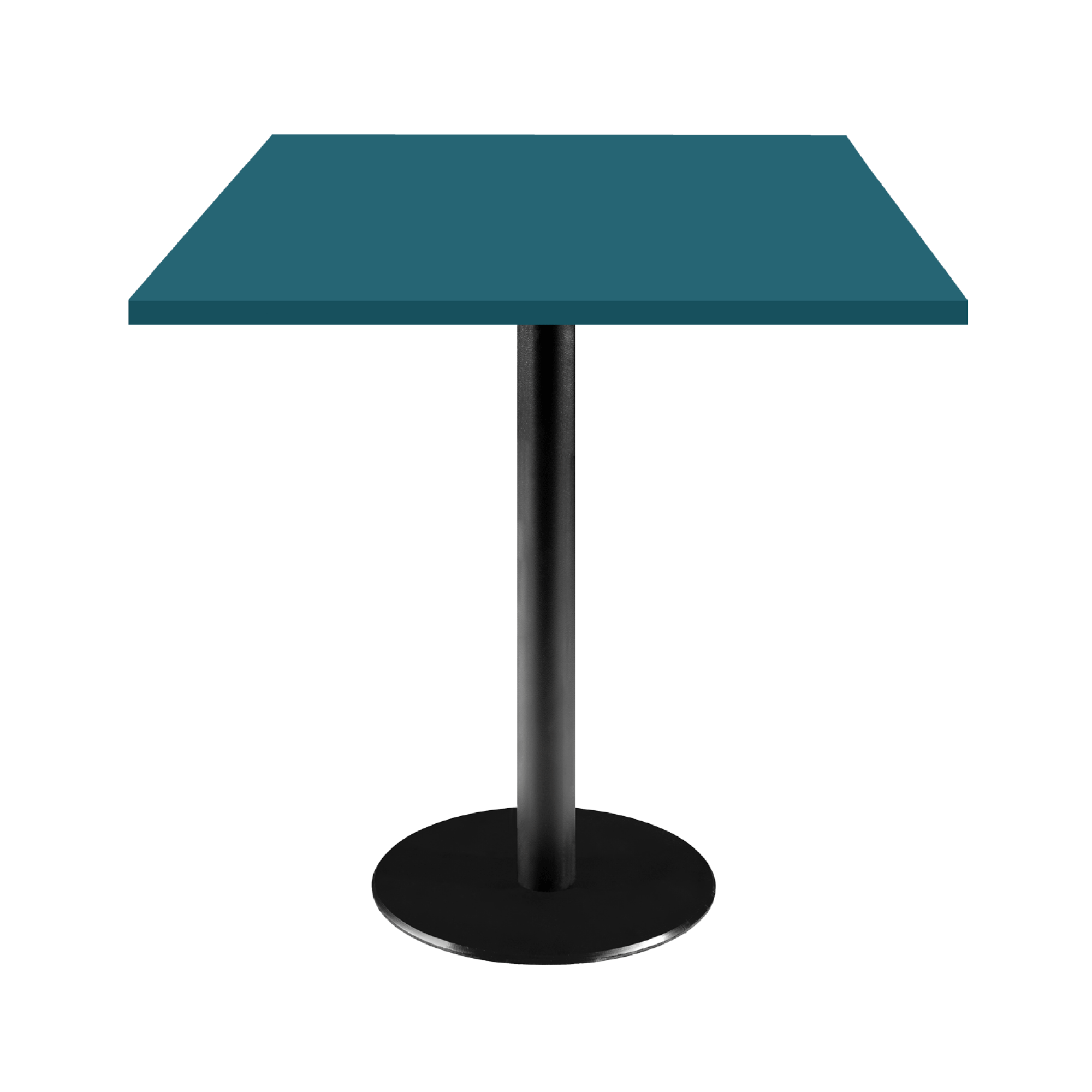 Table 70x70cm - modèle Rome bleu de prusse