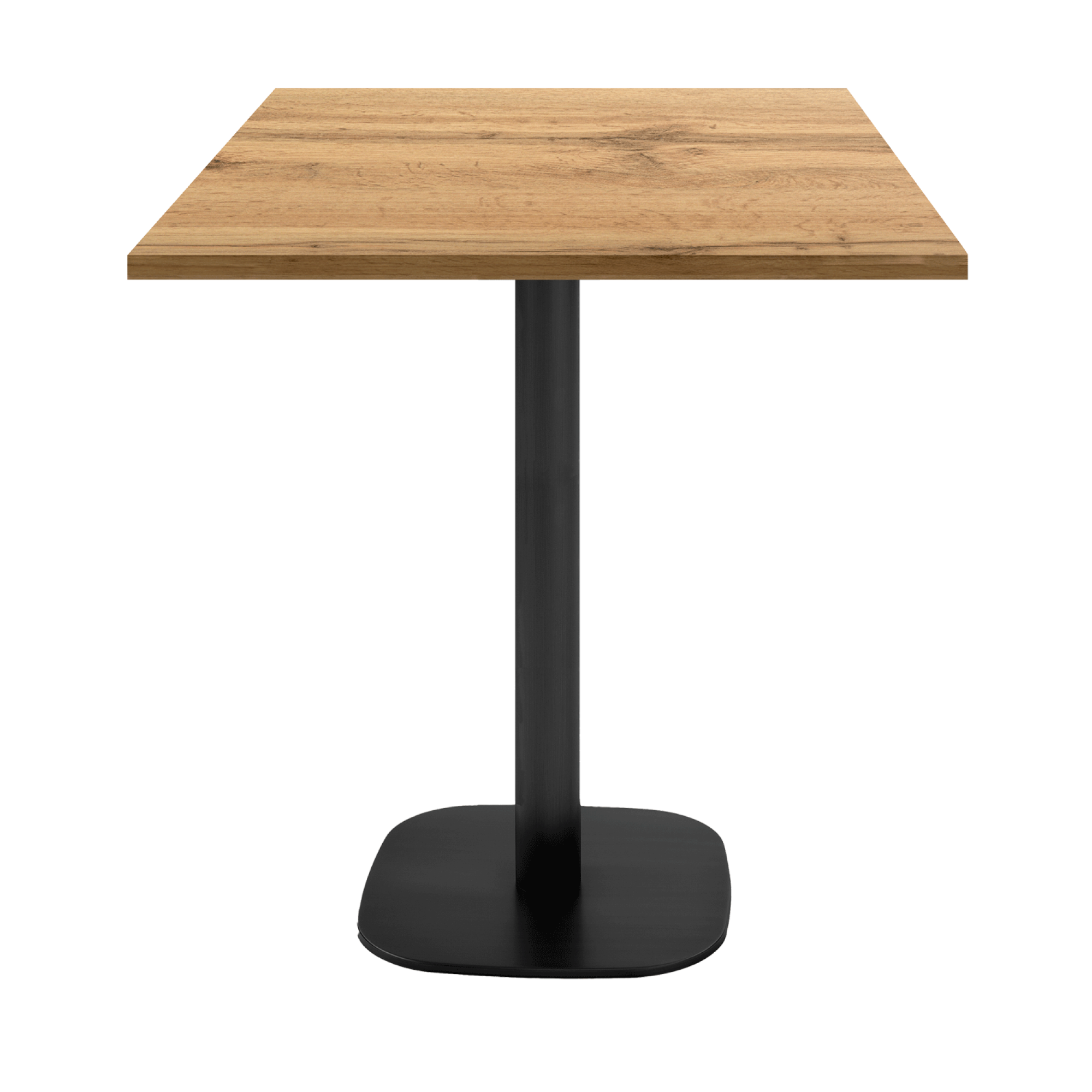 Table 70x70cm - modèle Round snack chene armor