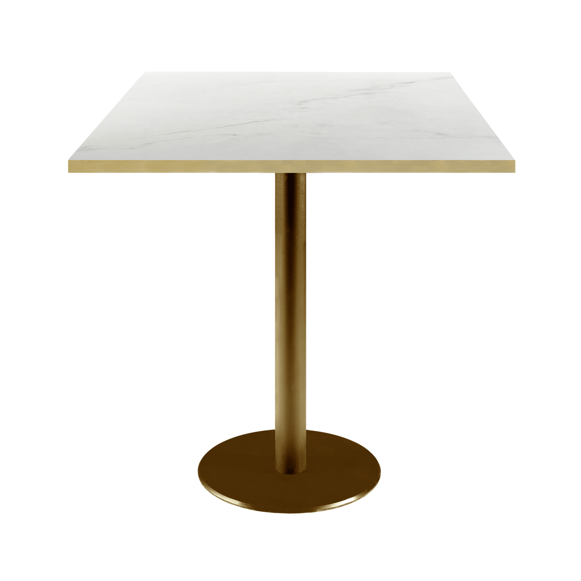 Table 70x70cm Rome bistrot marbre translucide