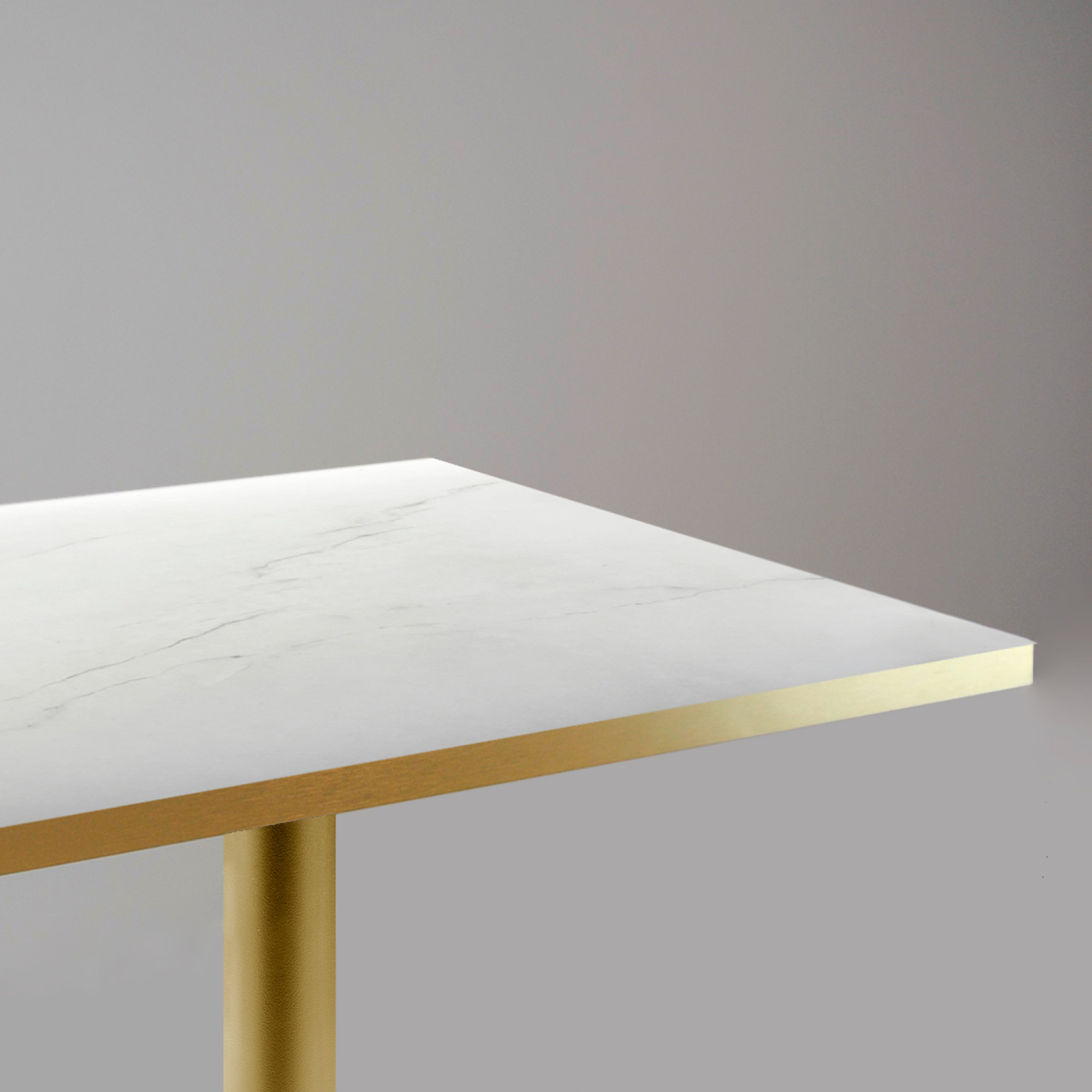 Table 70x70cm Rome bistrot marbre translucide