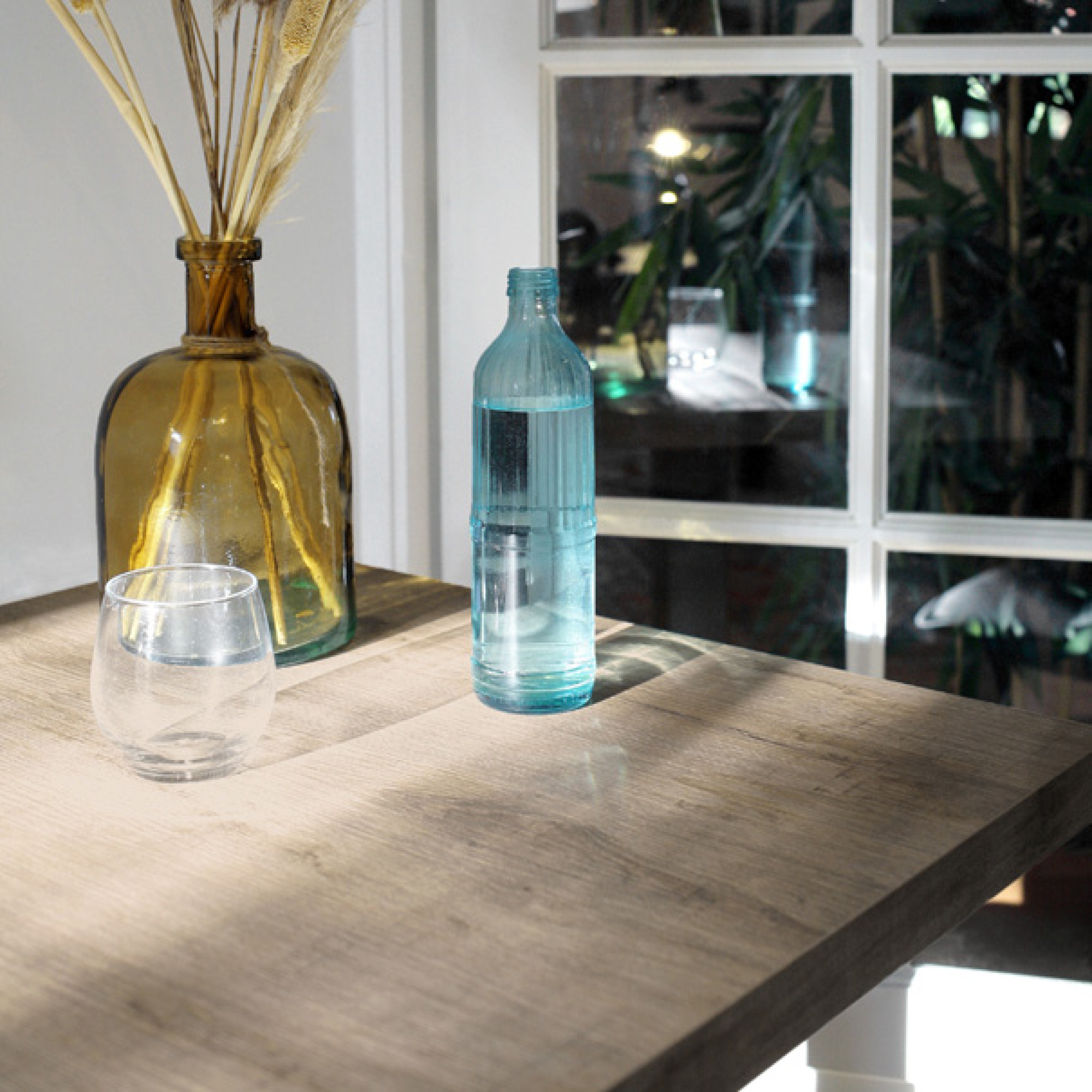 Table Ø120cm - modèle Rome bois tanin naturel