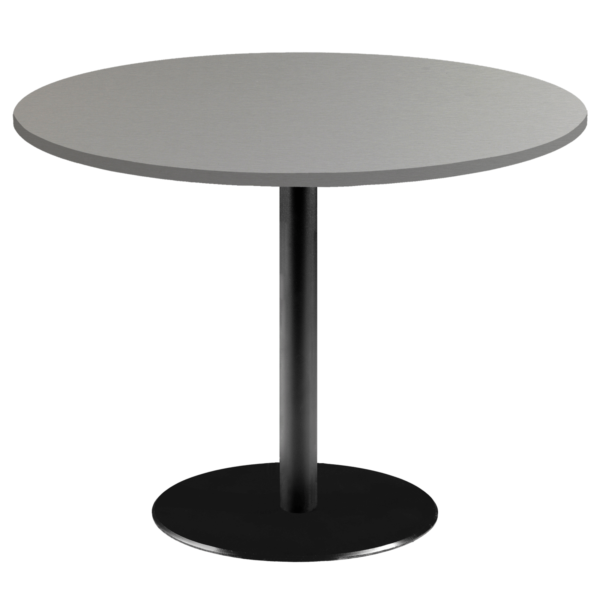Table Ø120cm - modèle Rome gris metallisé