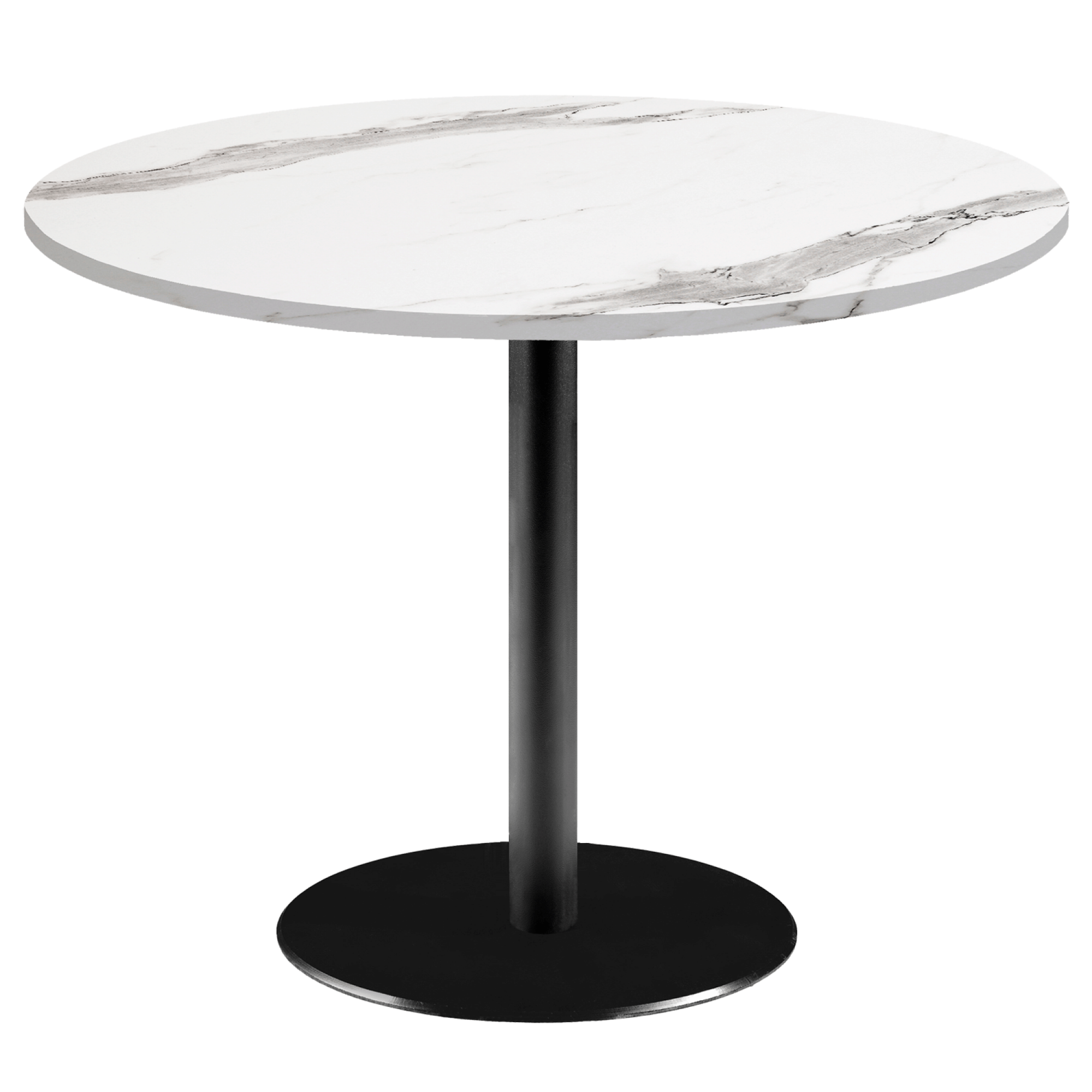 Table Ø120cm - modèle Rome marbre blanc