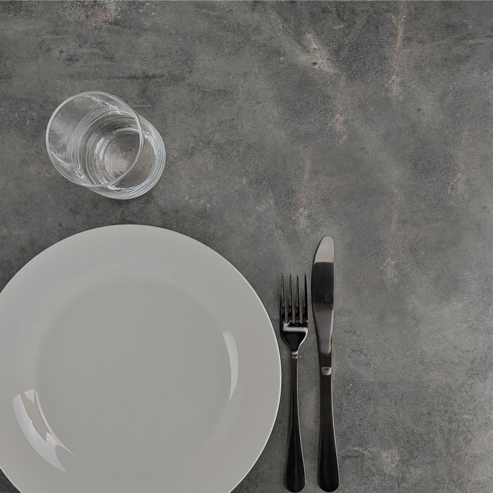 Table Ø120cm - modèle Rome pierre métallisée