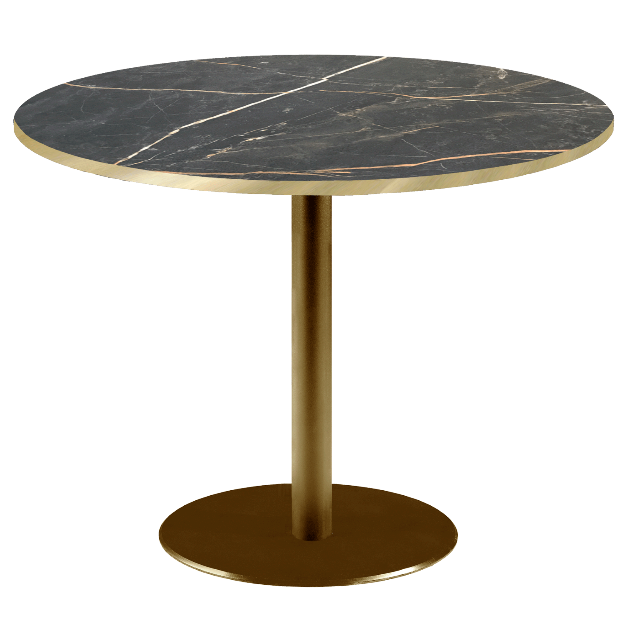 Table Ø120cm Rome bistrot marbre feu