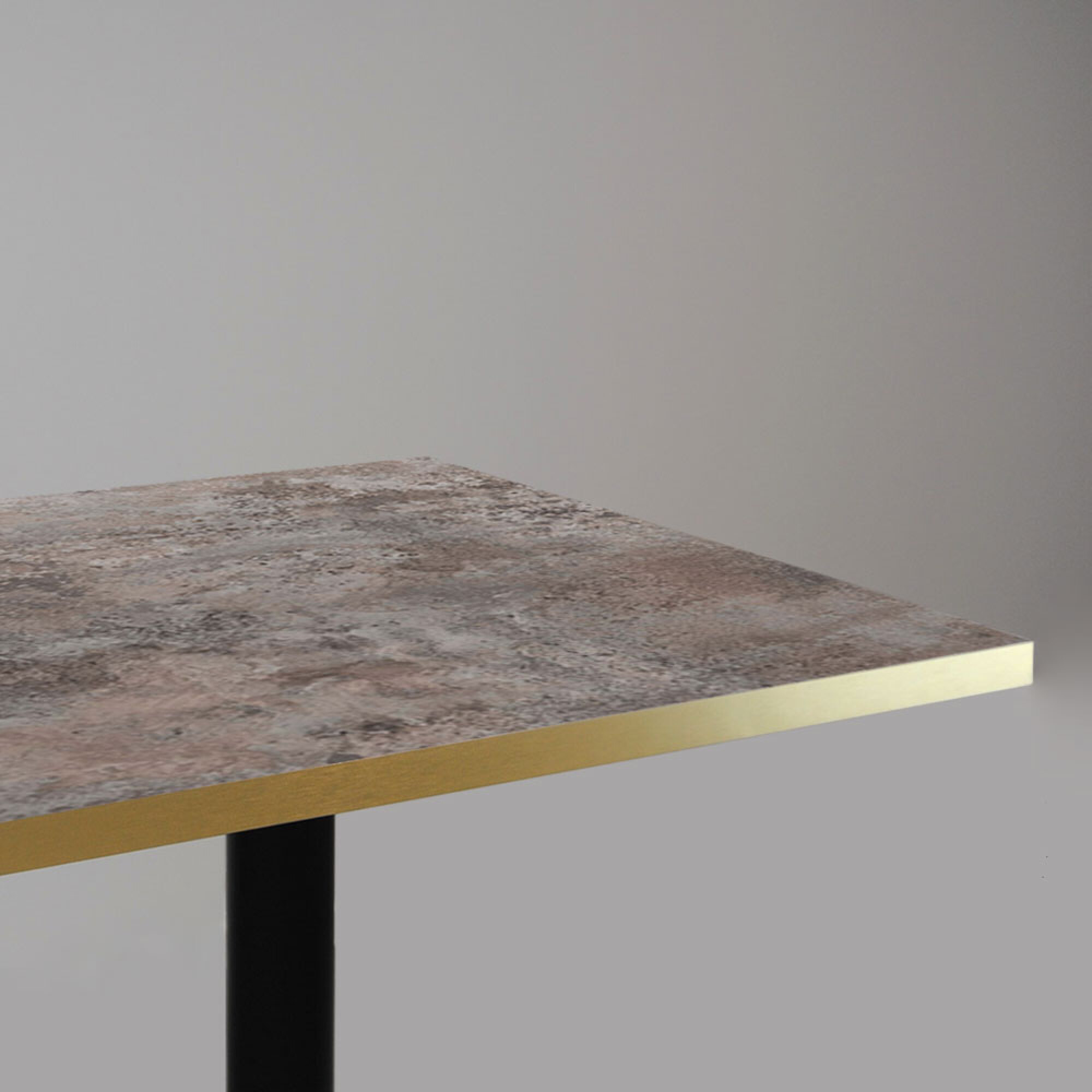 Table Ø70cm - modèle Round cladeira chants laiton