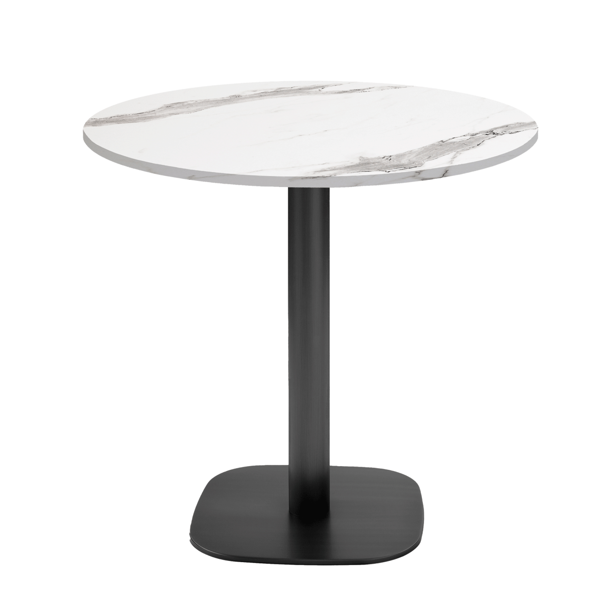 Table Ø70cm - modèle Round marbre blanc