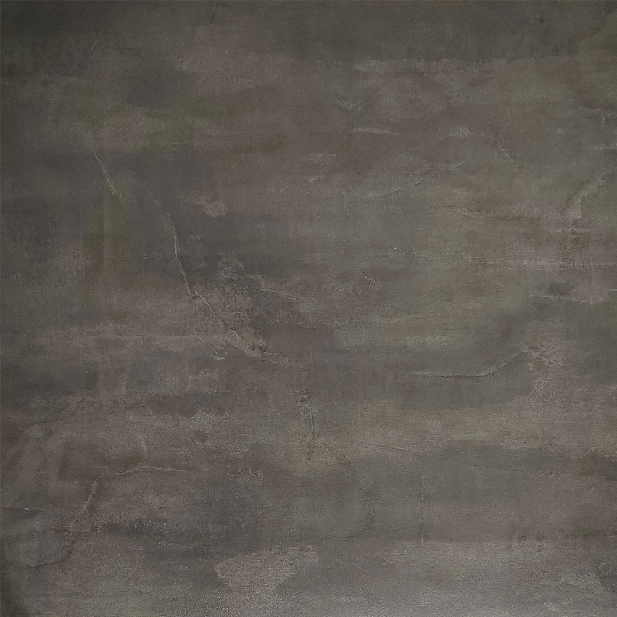 Table Ø70cm - modèle Round pied blanc ardoise métallisée