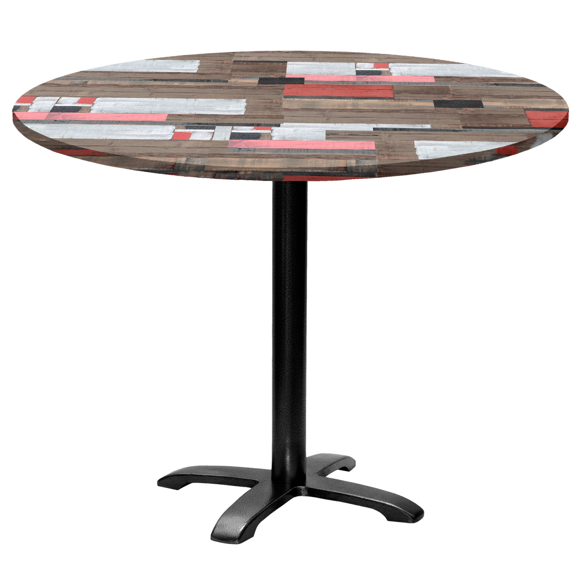 Table ronde Ø110cm - modèle Bazila bois redden wood