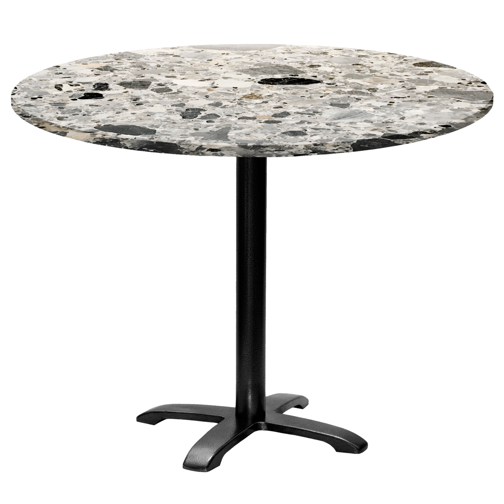 Table ronde Ø110cm - modèle Bazila terrazzo cepp