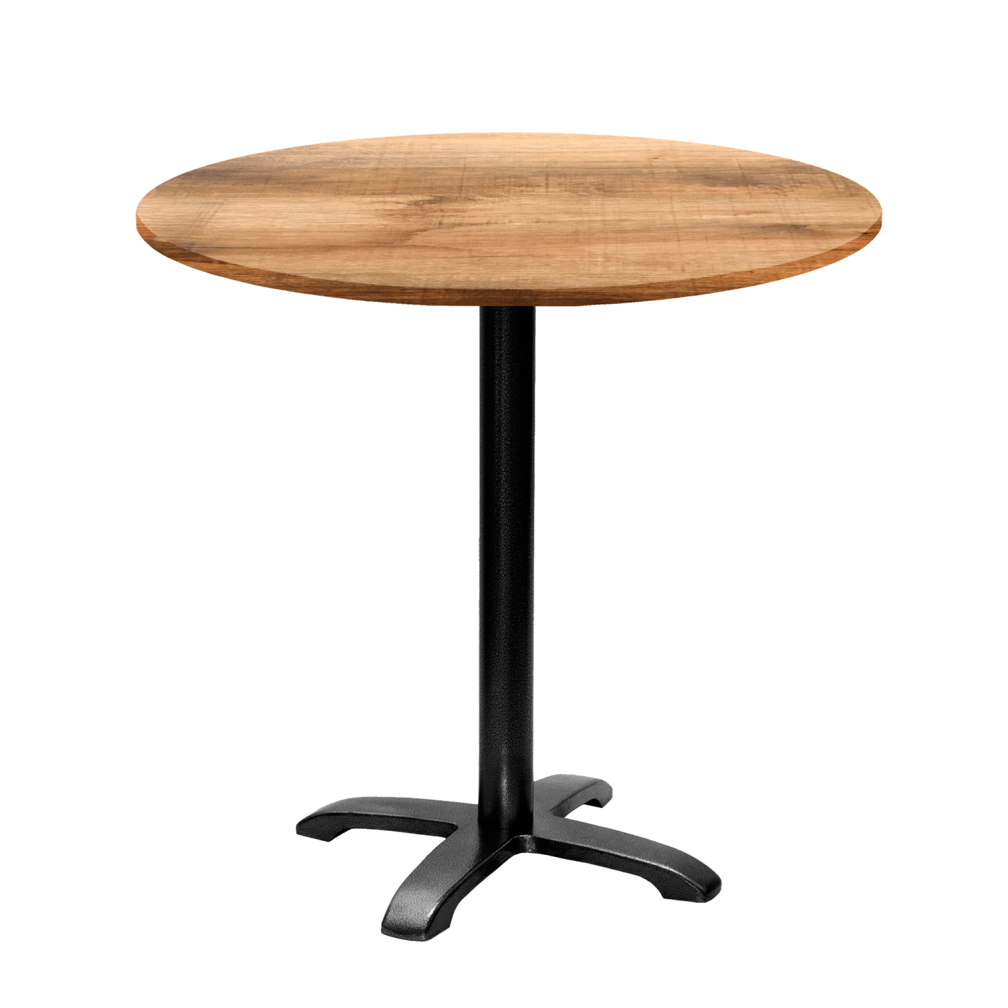 Table ronde Ø80cm - modèle Bazila tanin clair