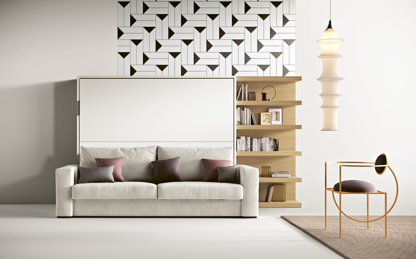 Lit rabattable DRESS'KO Horizontal Canapé