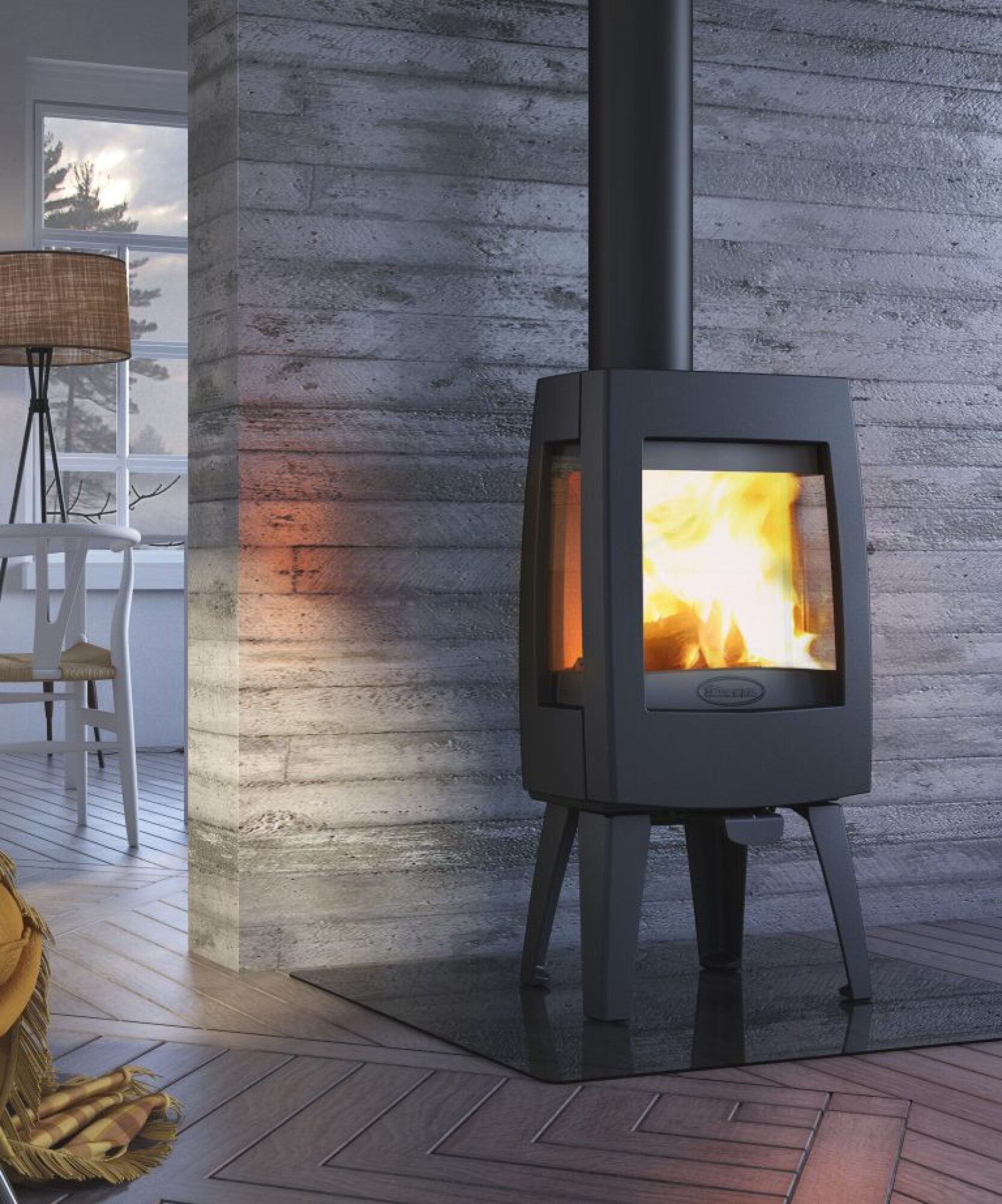 Poêle à bois fonte astroline 4 / sense dovre