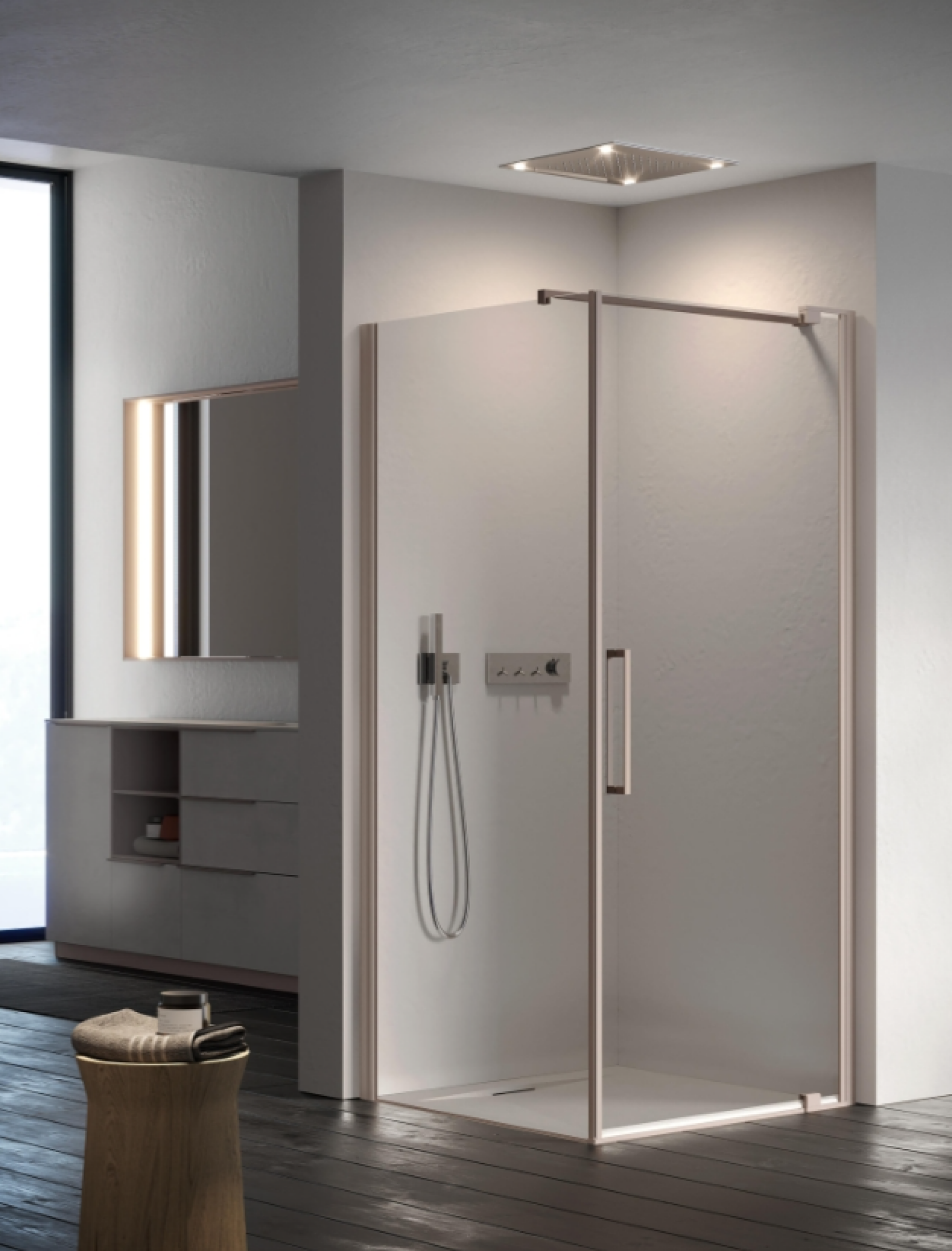 Douche, fourniture et pose