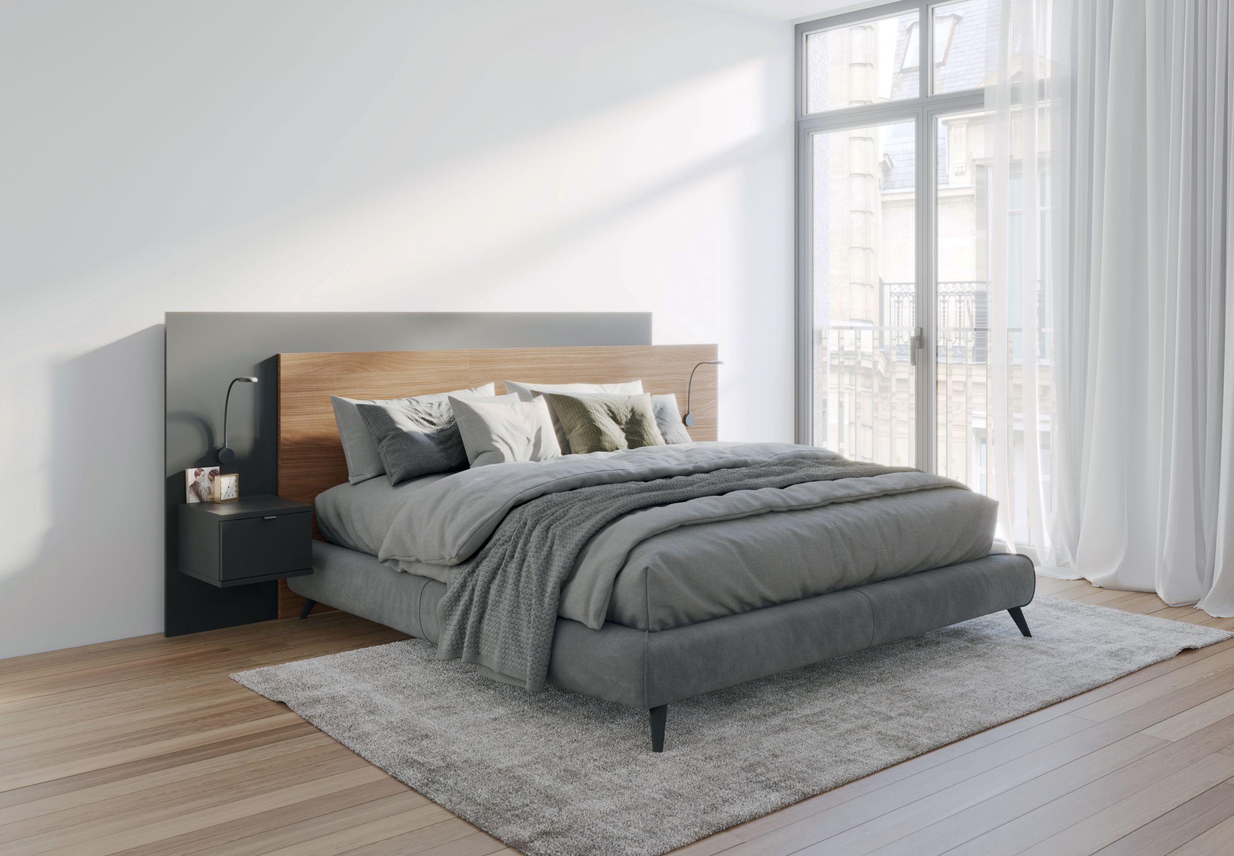 Tête de lit Giverny