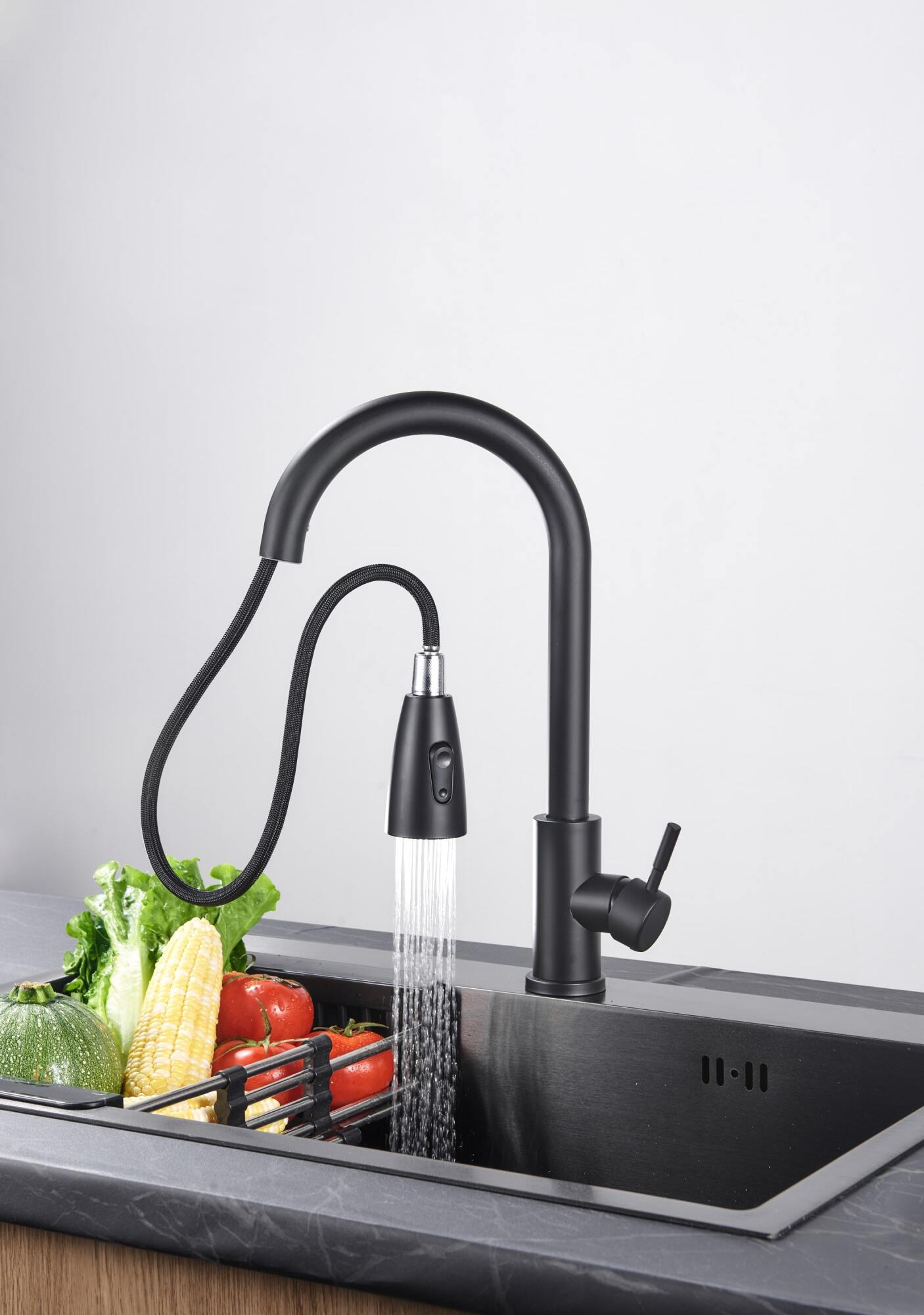 Mitigeur cuisine avec douchette