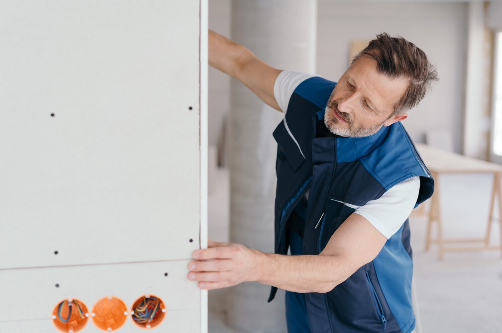 Cloison en plaque de plâtre