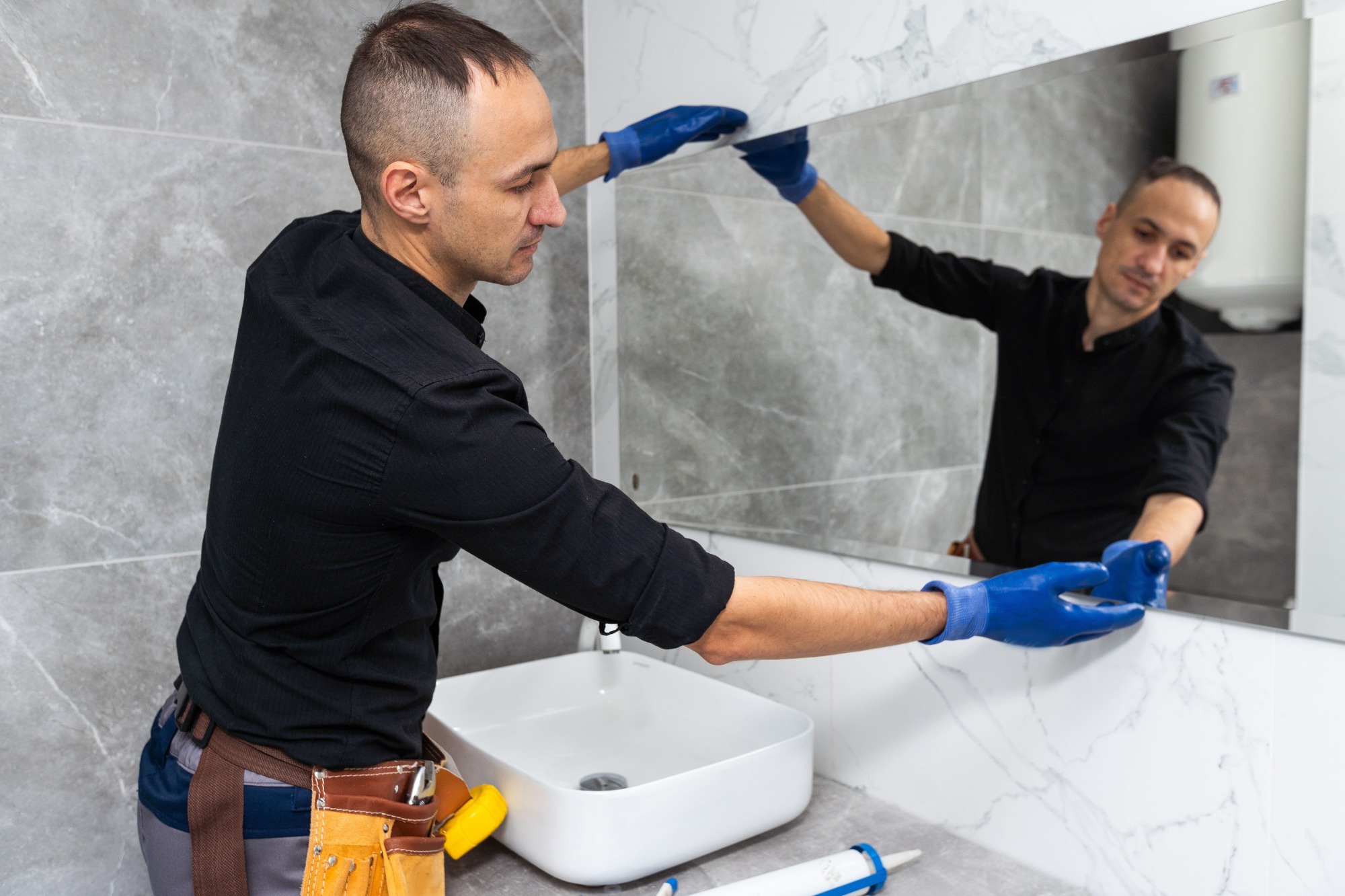Miroir simple de salle de bain