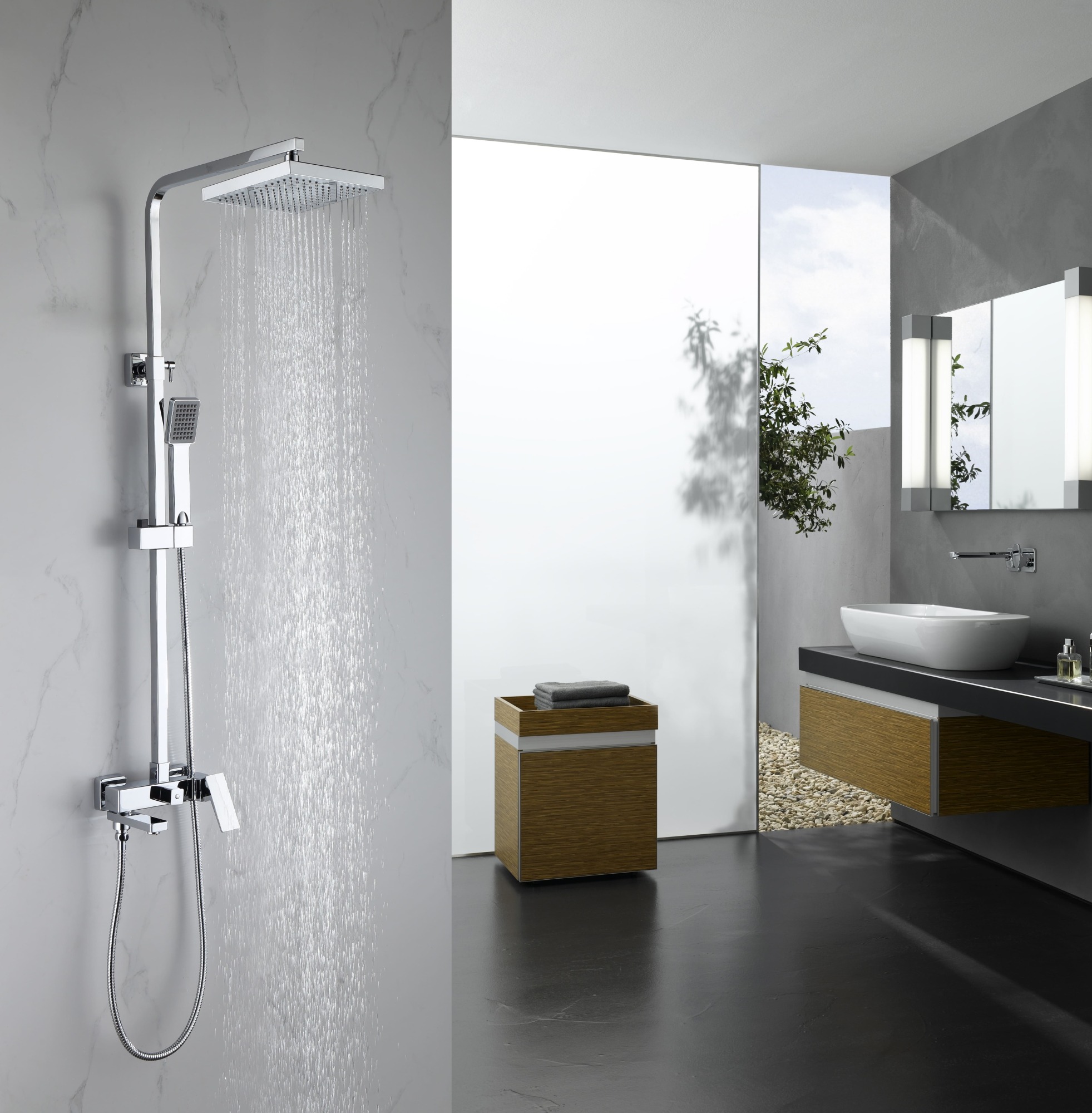 Installation d'une colonne de douche Jacob Delafon