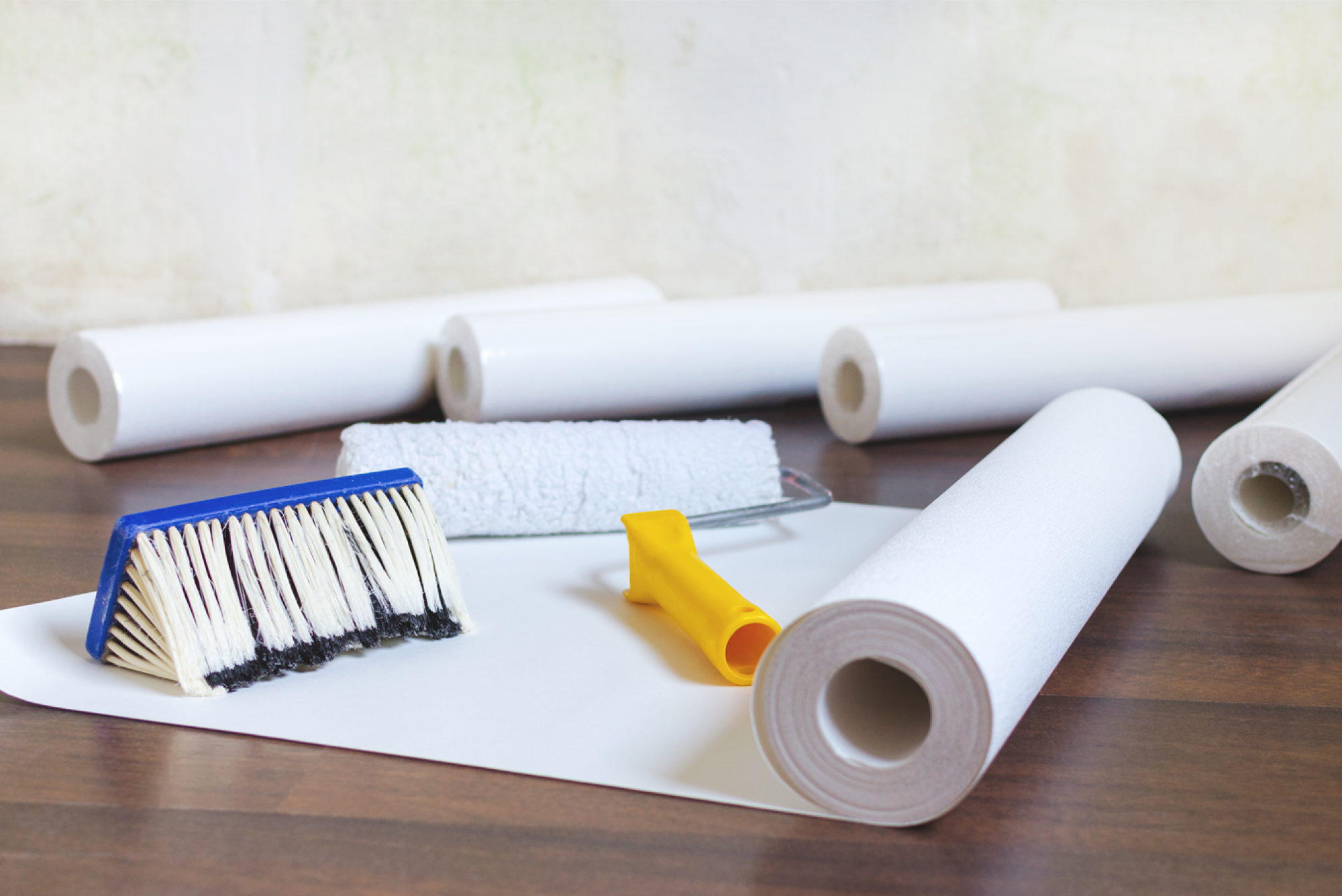 Pose de toile de verre