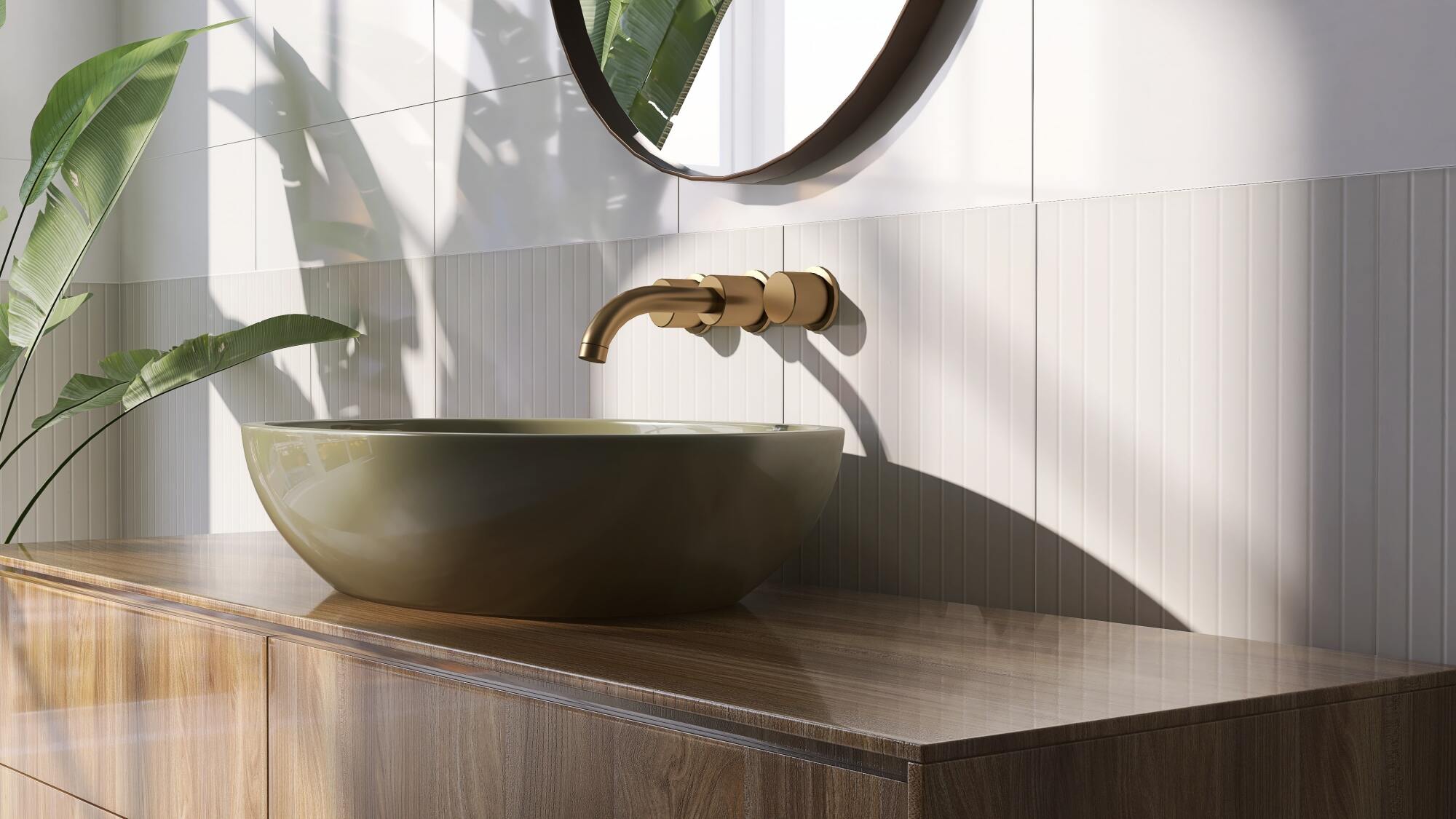 Fourniture vasque rond