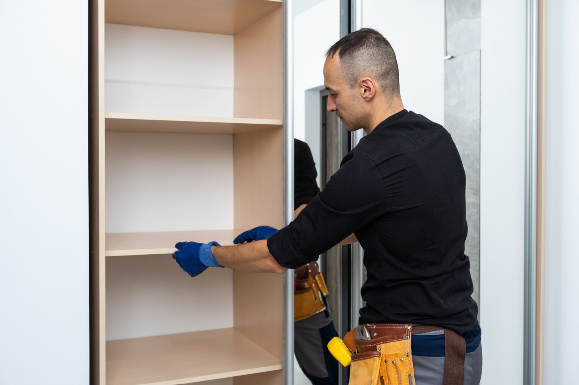 Installation étagère de cuisine
