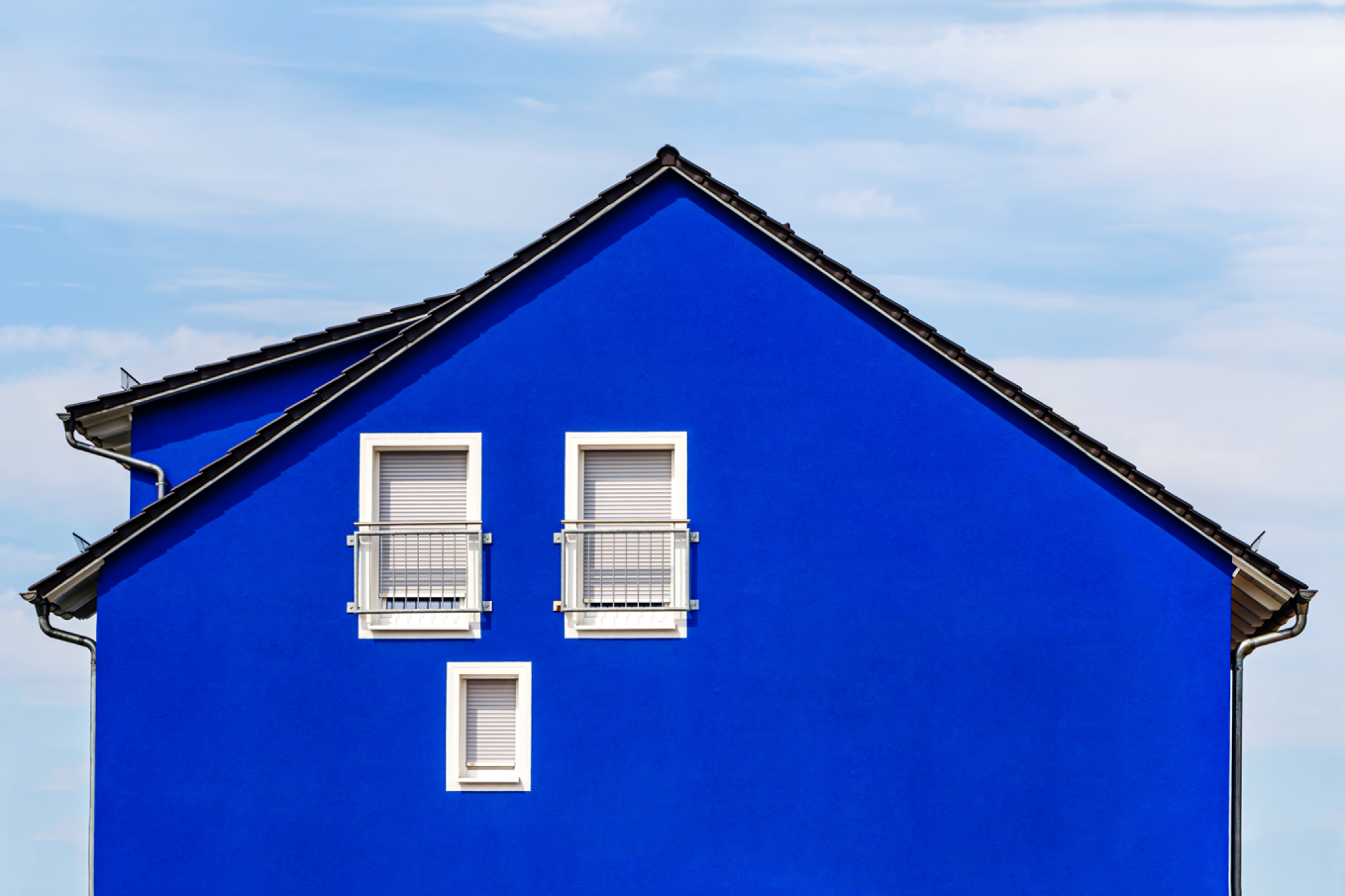 Peinture murs extérieurs mates