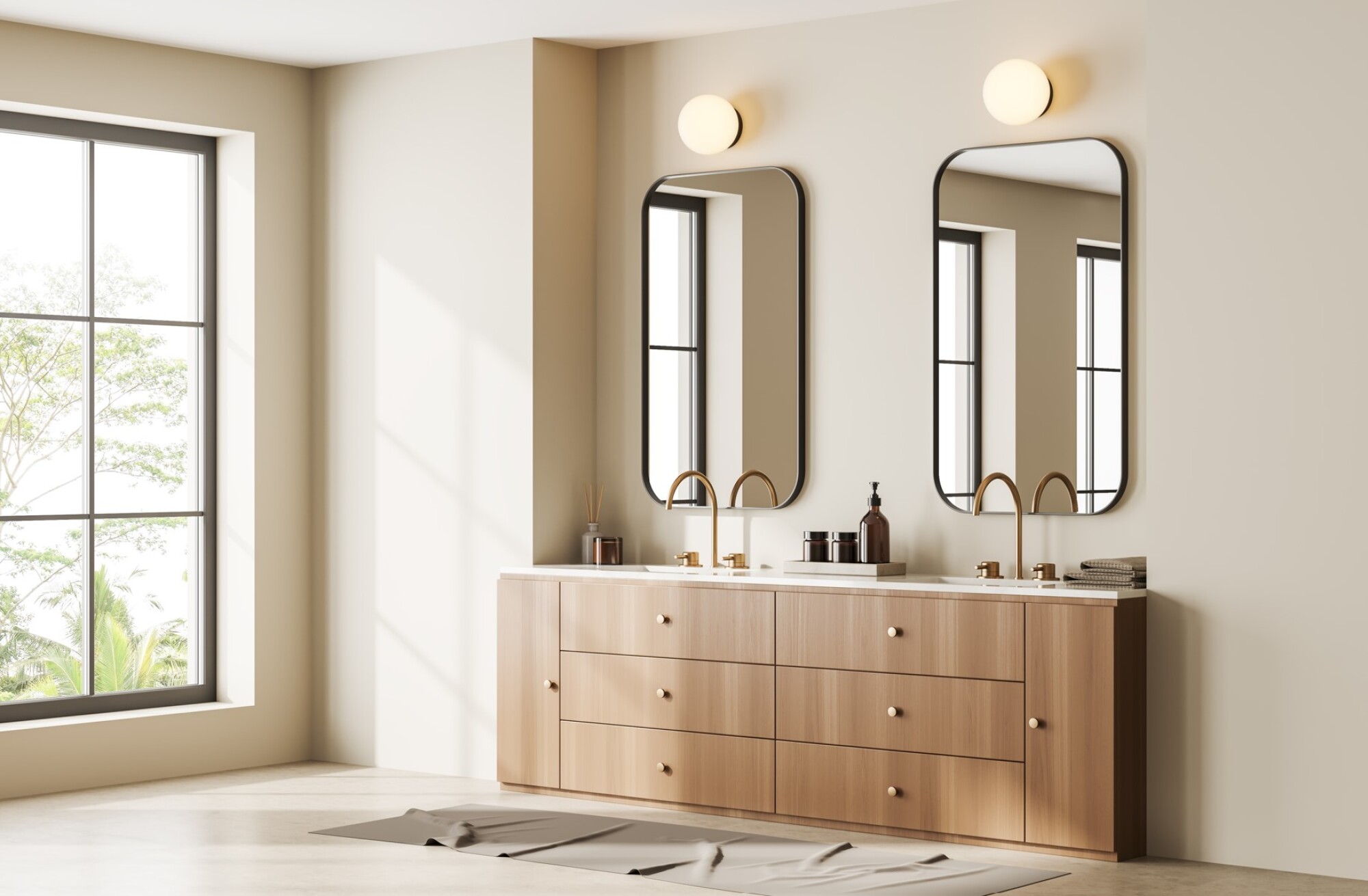 Installation de meuble sur pieds