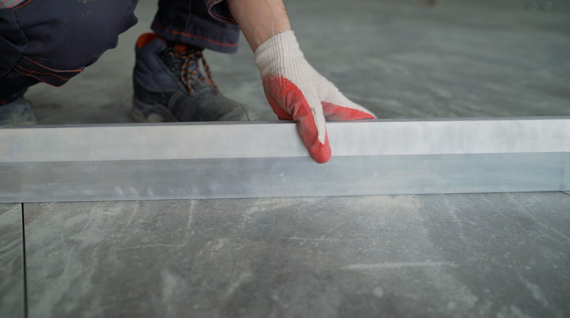 Dalles en béton ciré