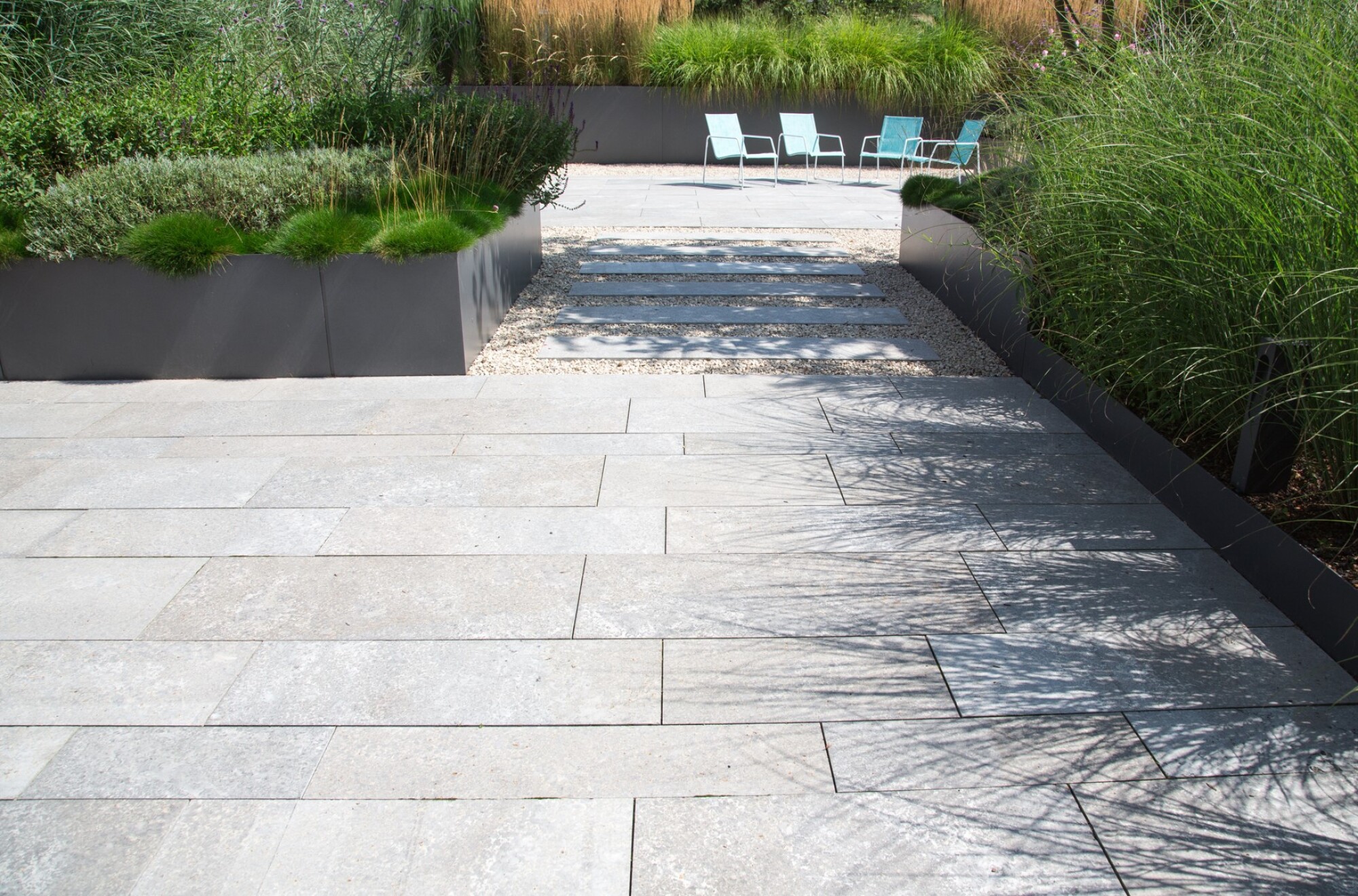 Grès cérame sur plot