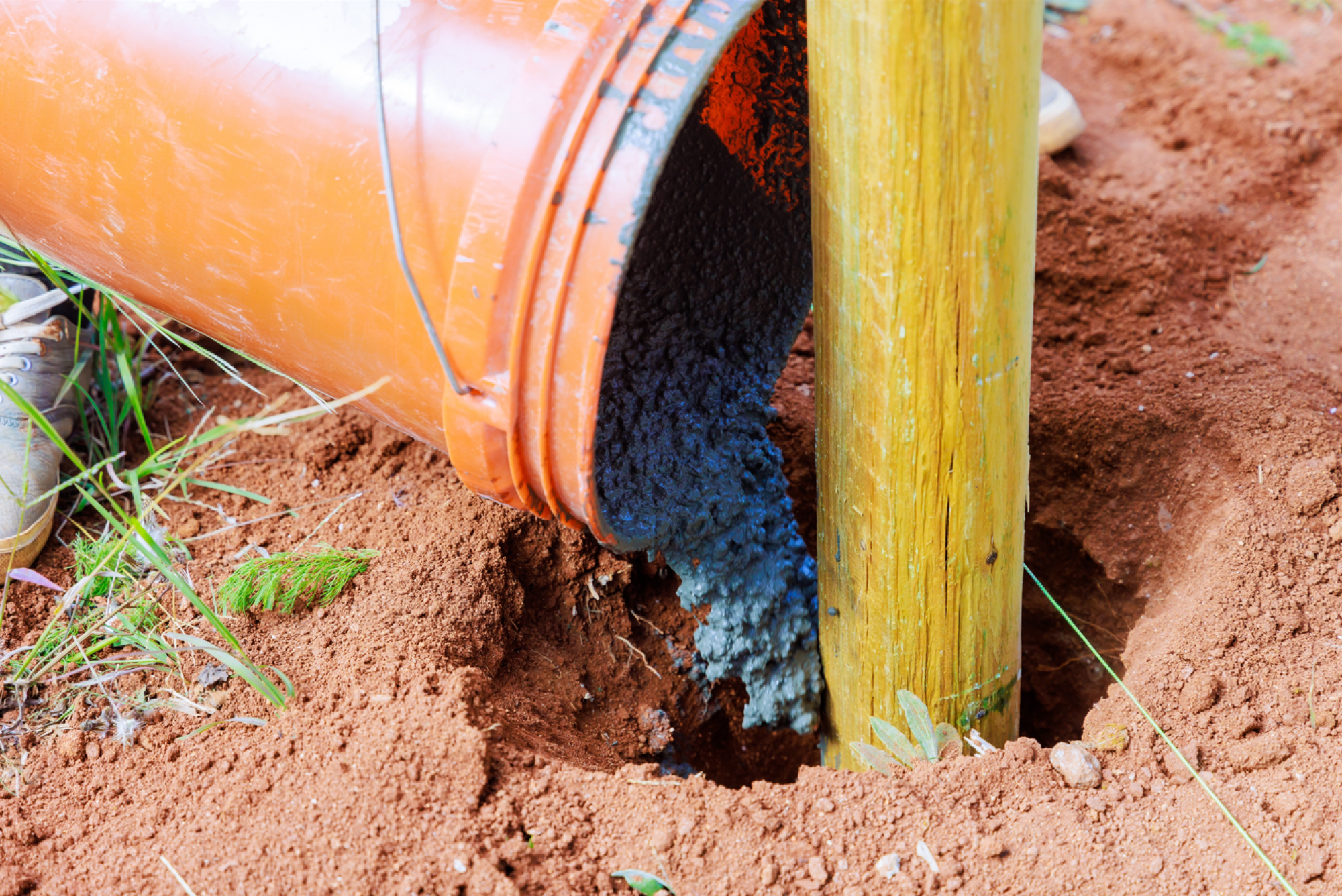 Installation de poteaux