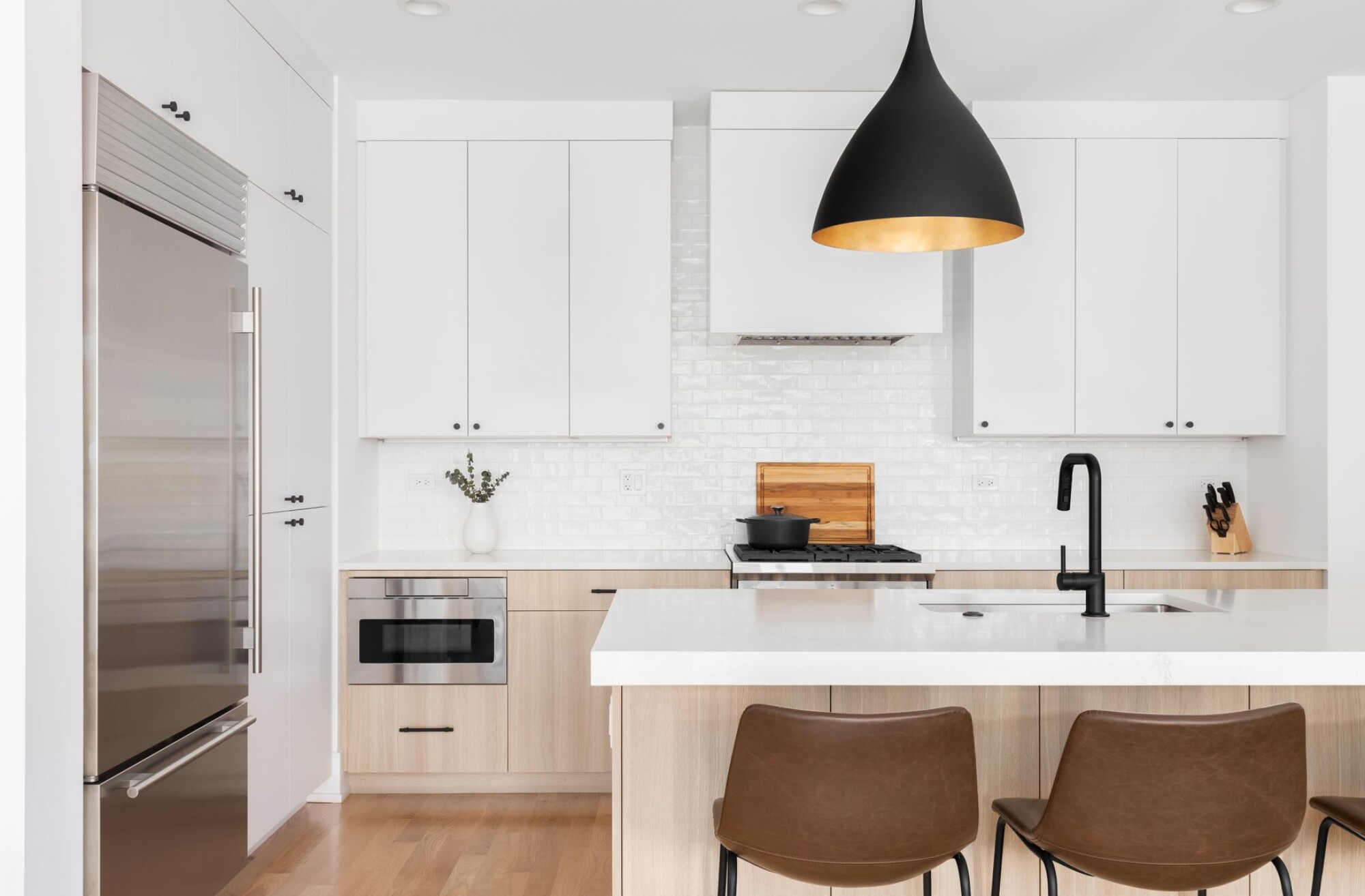 Aménagement de cuisine fermée