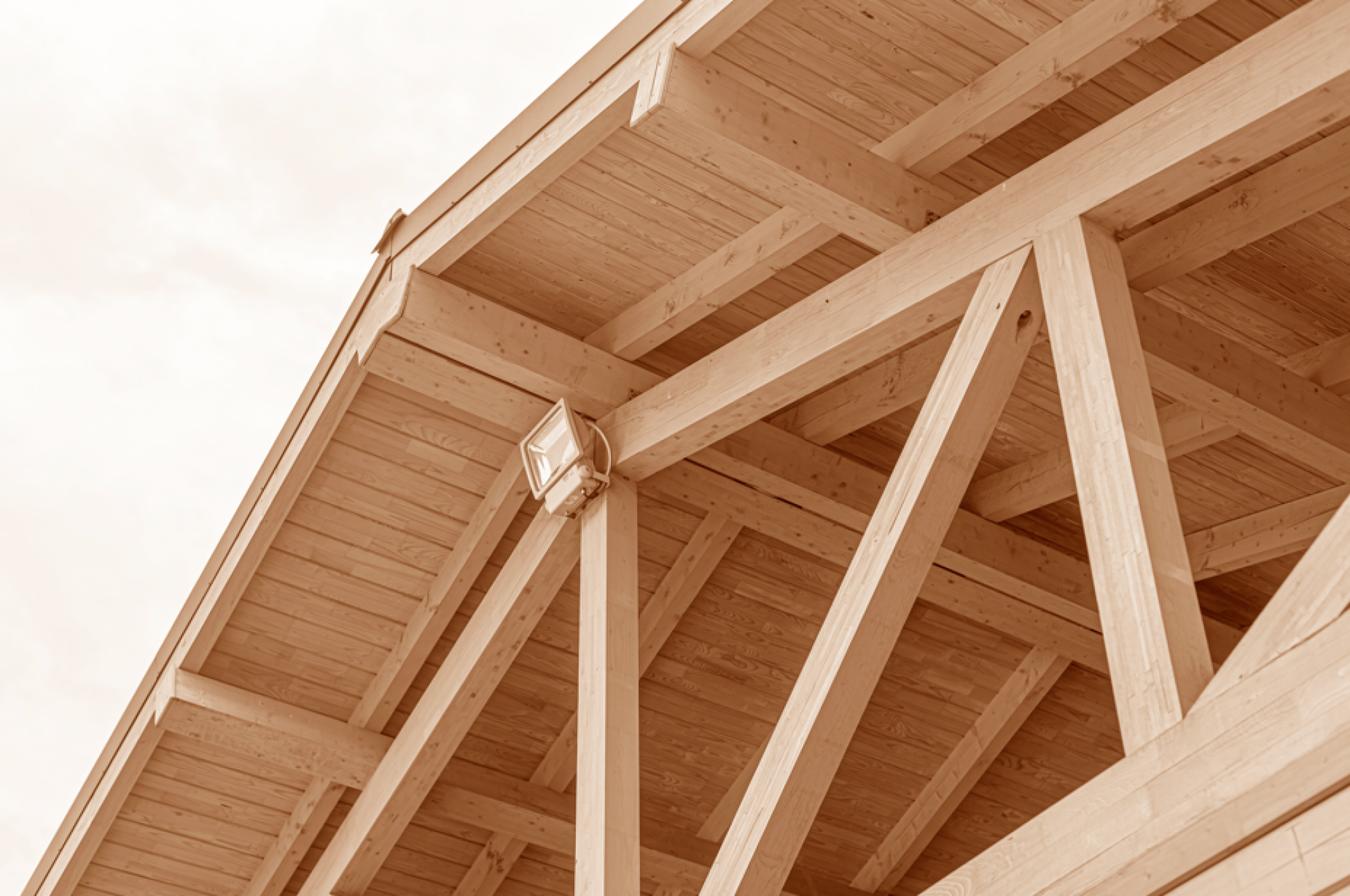 Construction de fermes de charpente