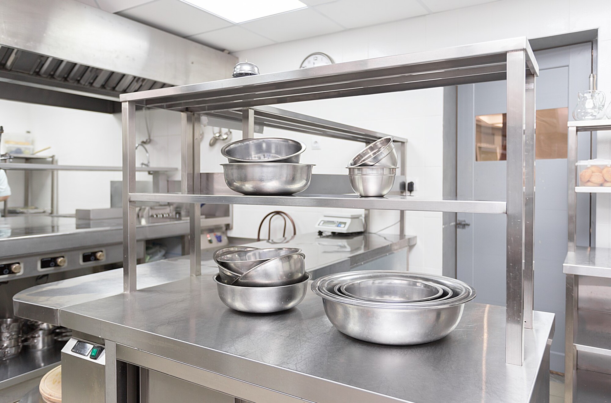 Pose de plans de travail en inox