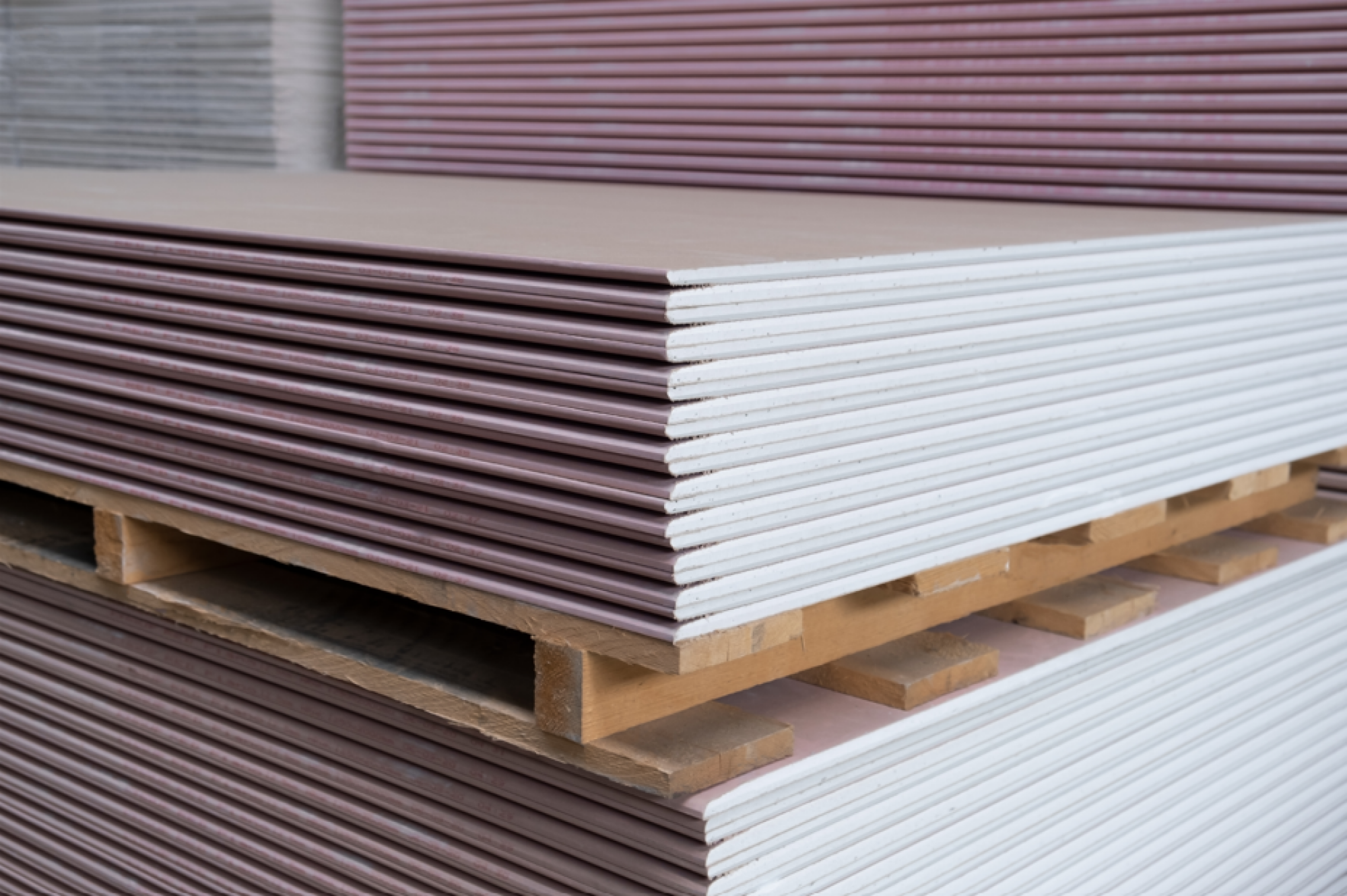 Fourniture de plaques de plâtre