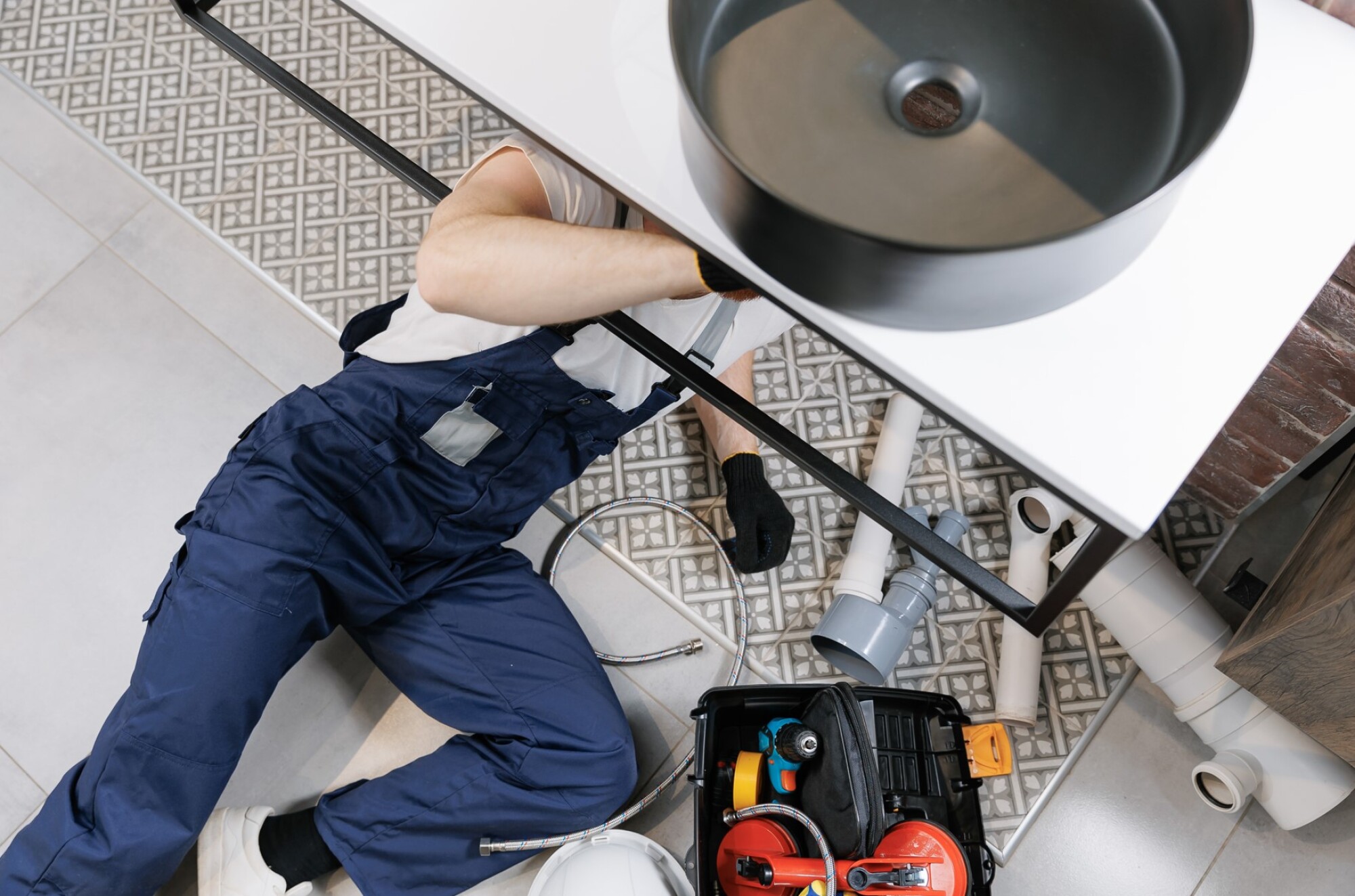 Installation clapet de lavabo