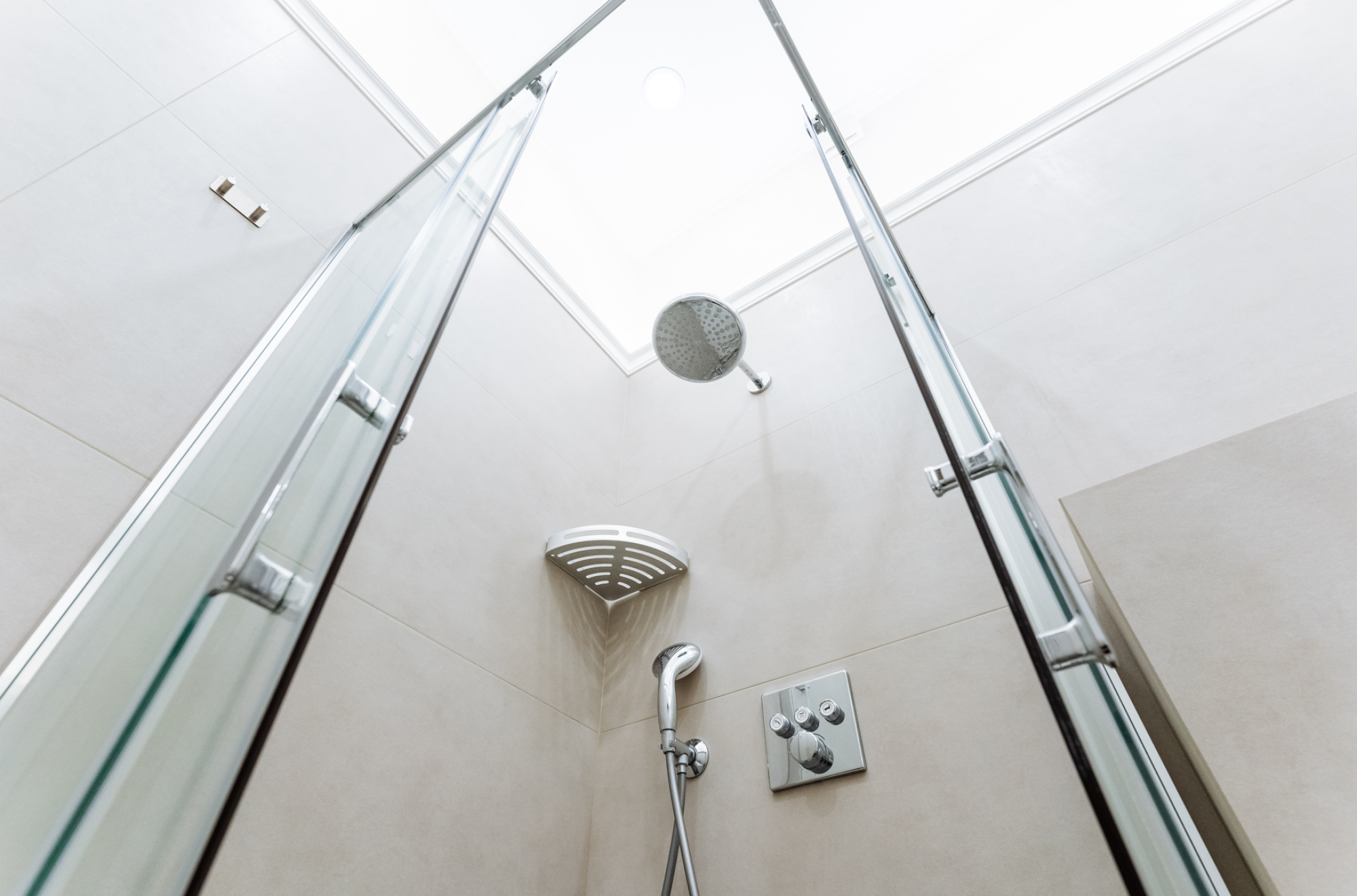 Installation de douche encastrée