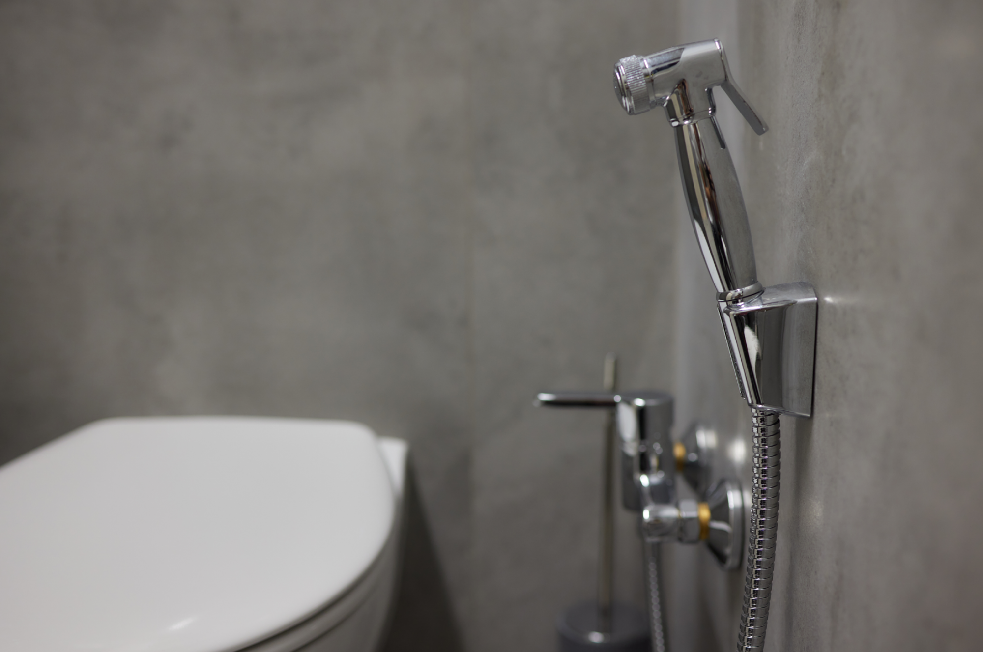 Installation d'une douchette pour WC