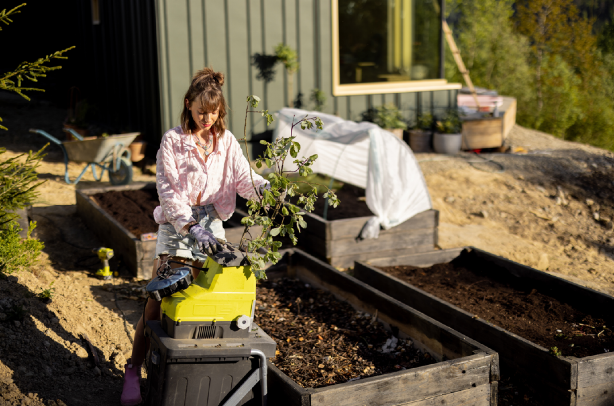 Location d'un broyeur de végétaux