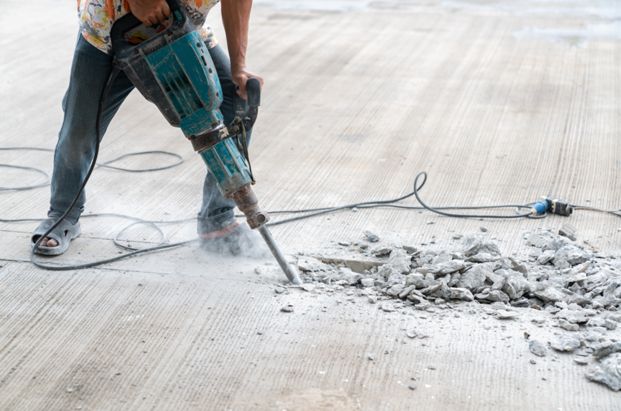 Location d'un marteau piqueur électrique